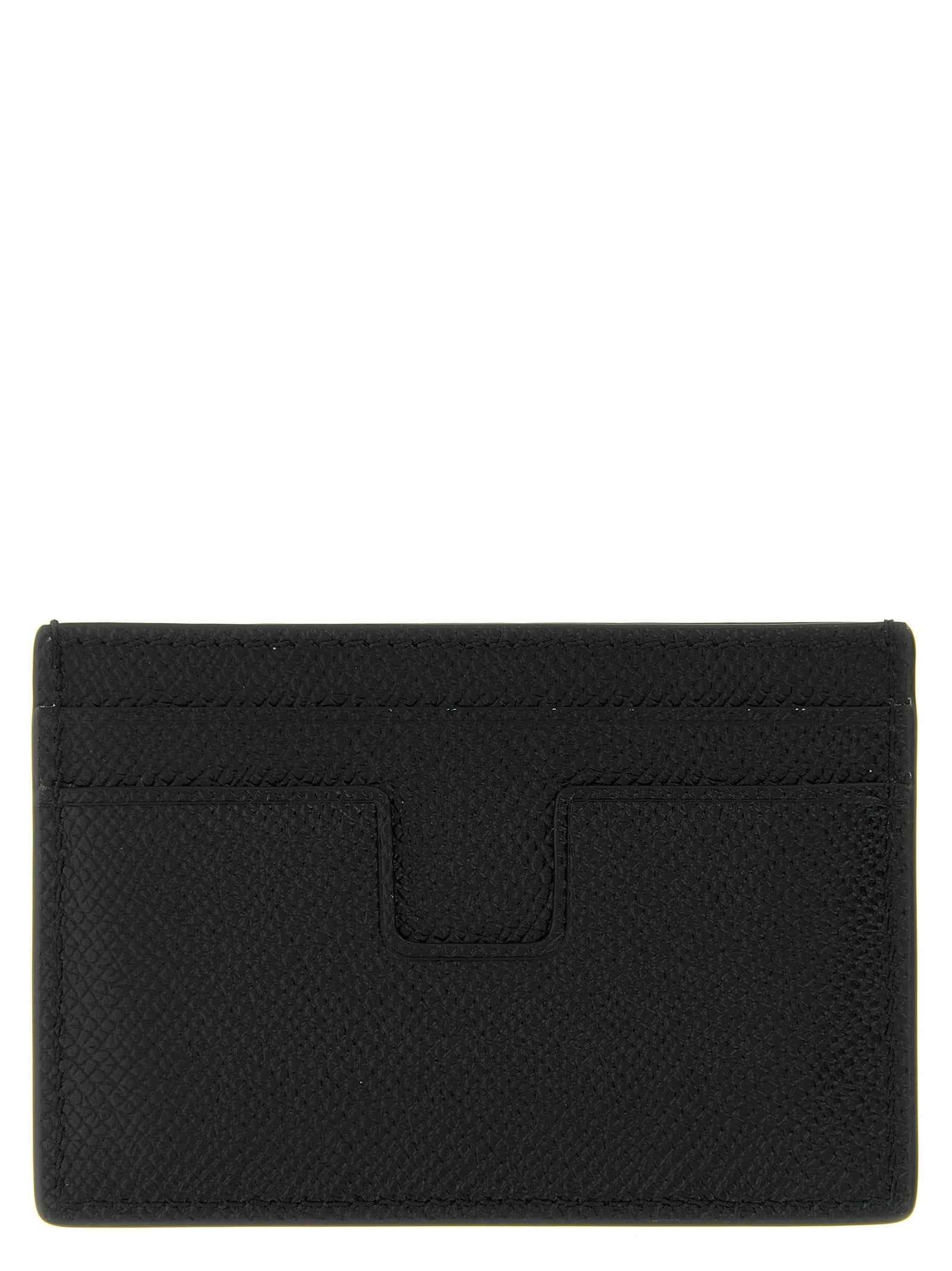 Tom Ford Black Calfskin Cardholder