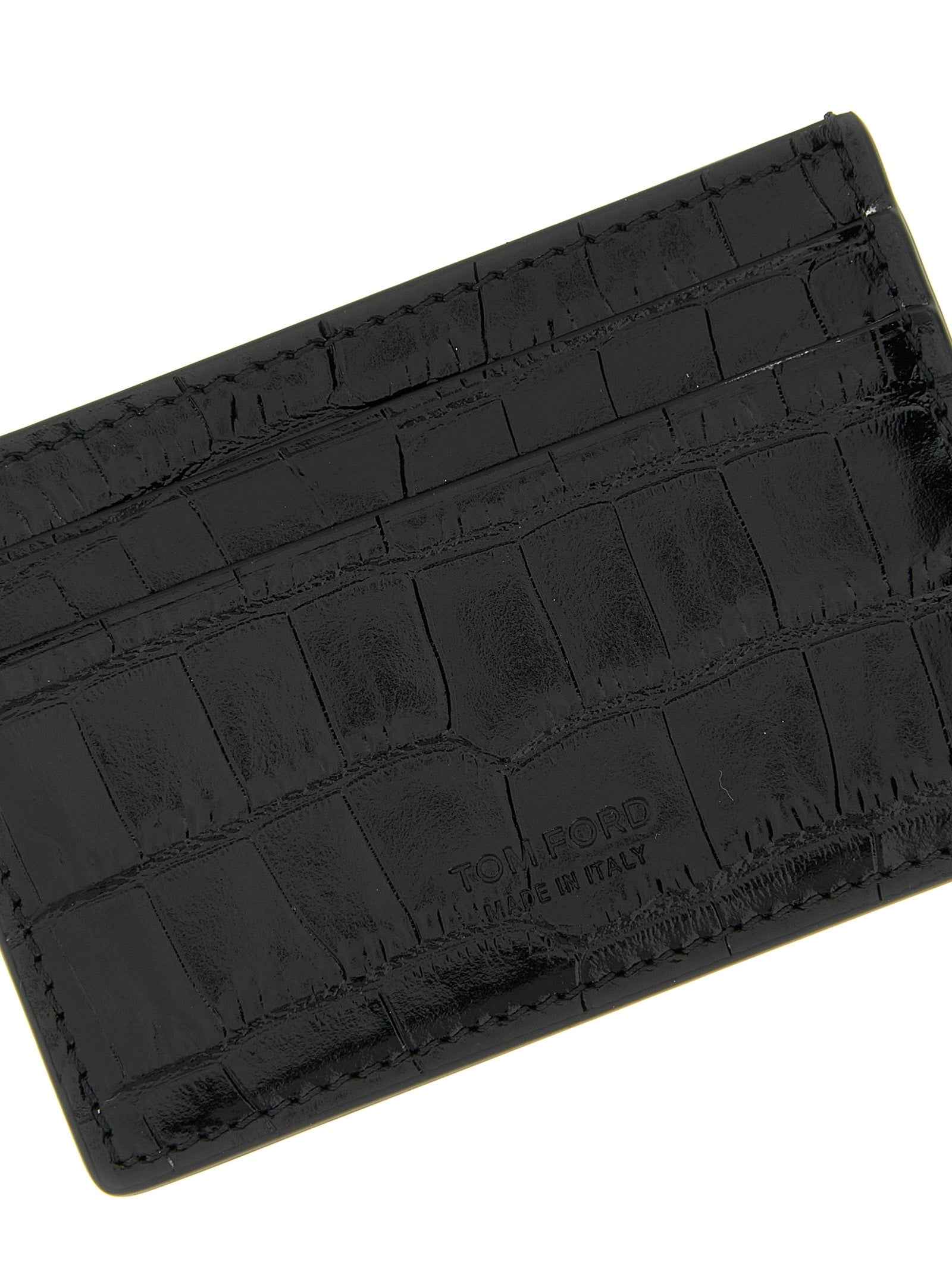 Tom Ford Black Calfskin Cardholder