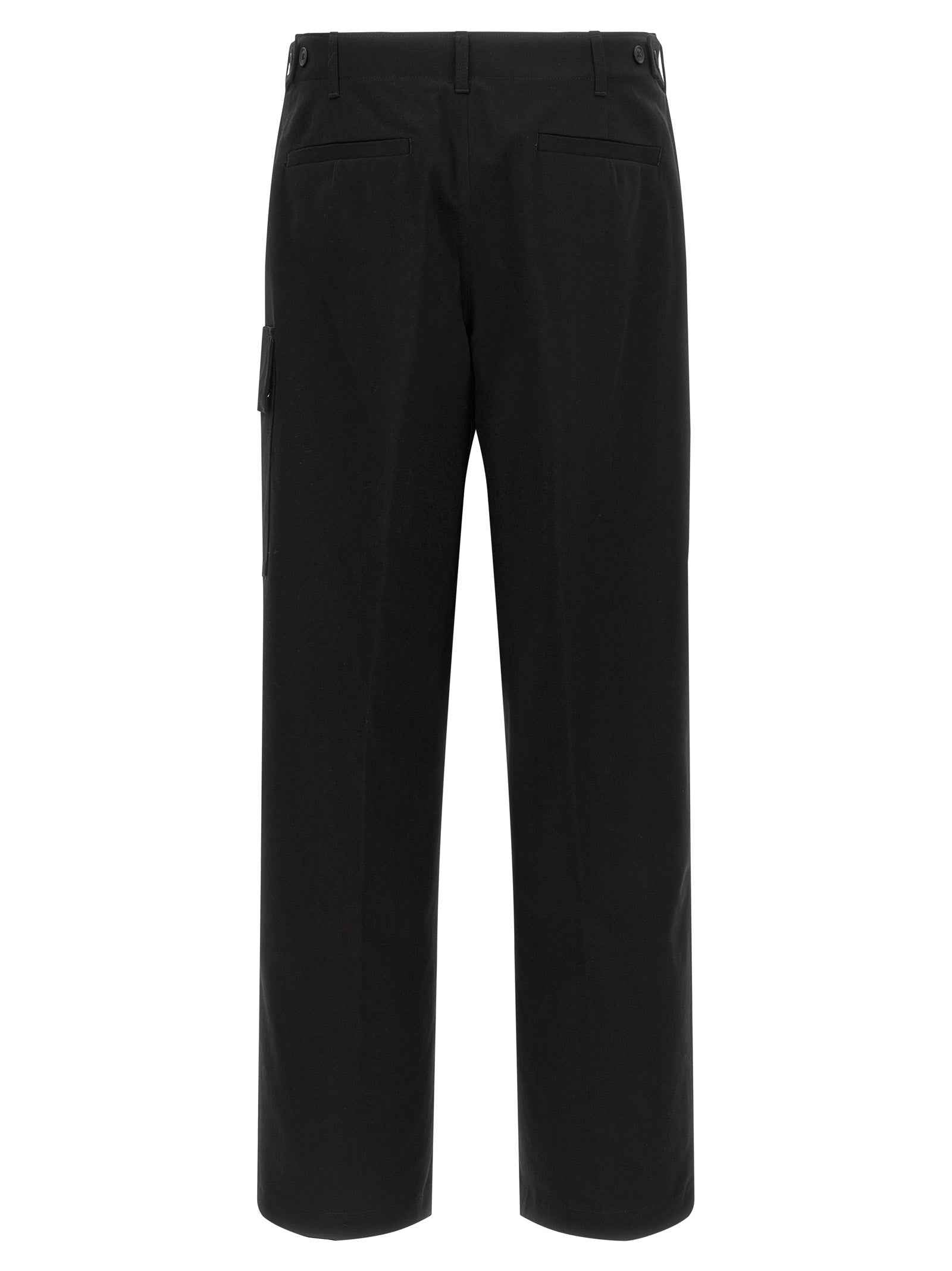 Fendi Black Cotton Cargo Pants