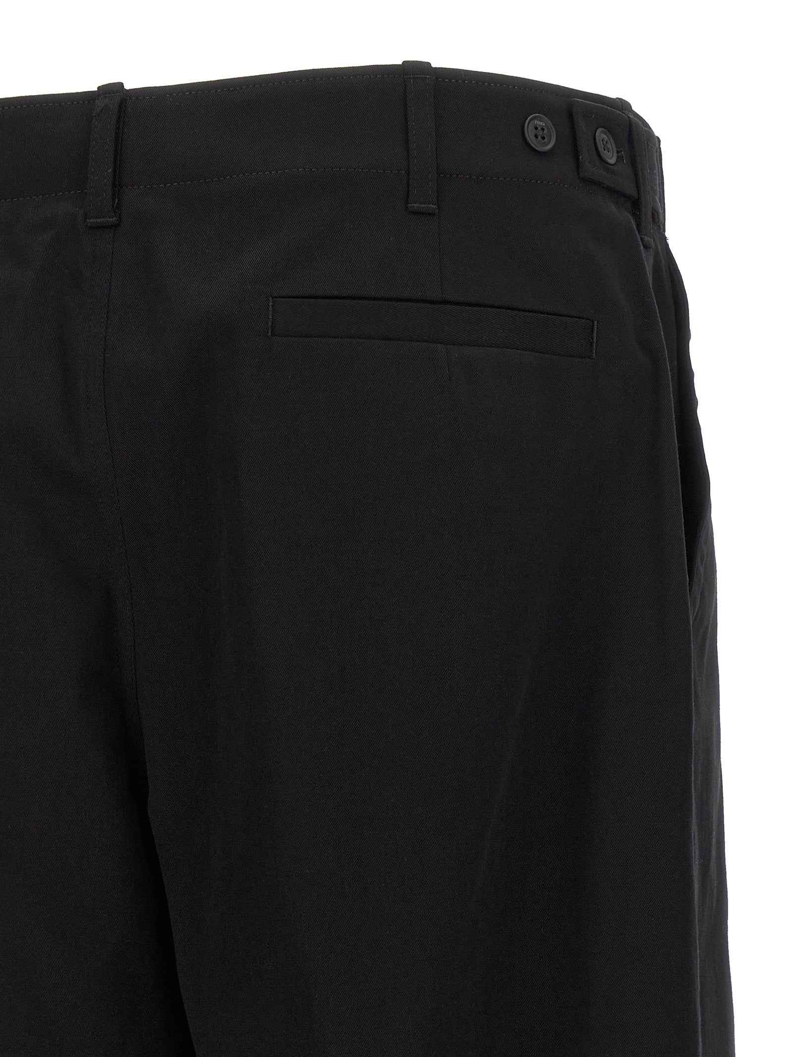 Fendi Black Cotton Cargo Pants