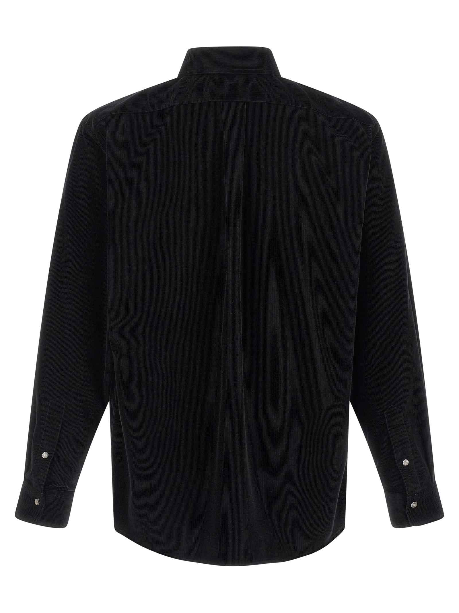 Fendi Black Cotton Blouse