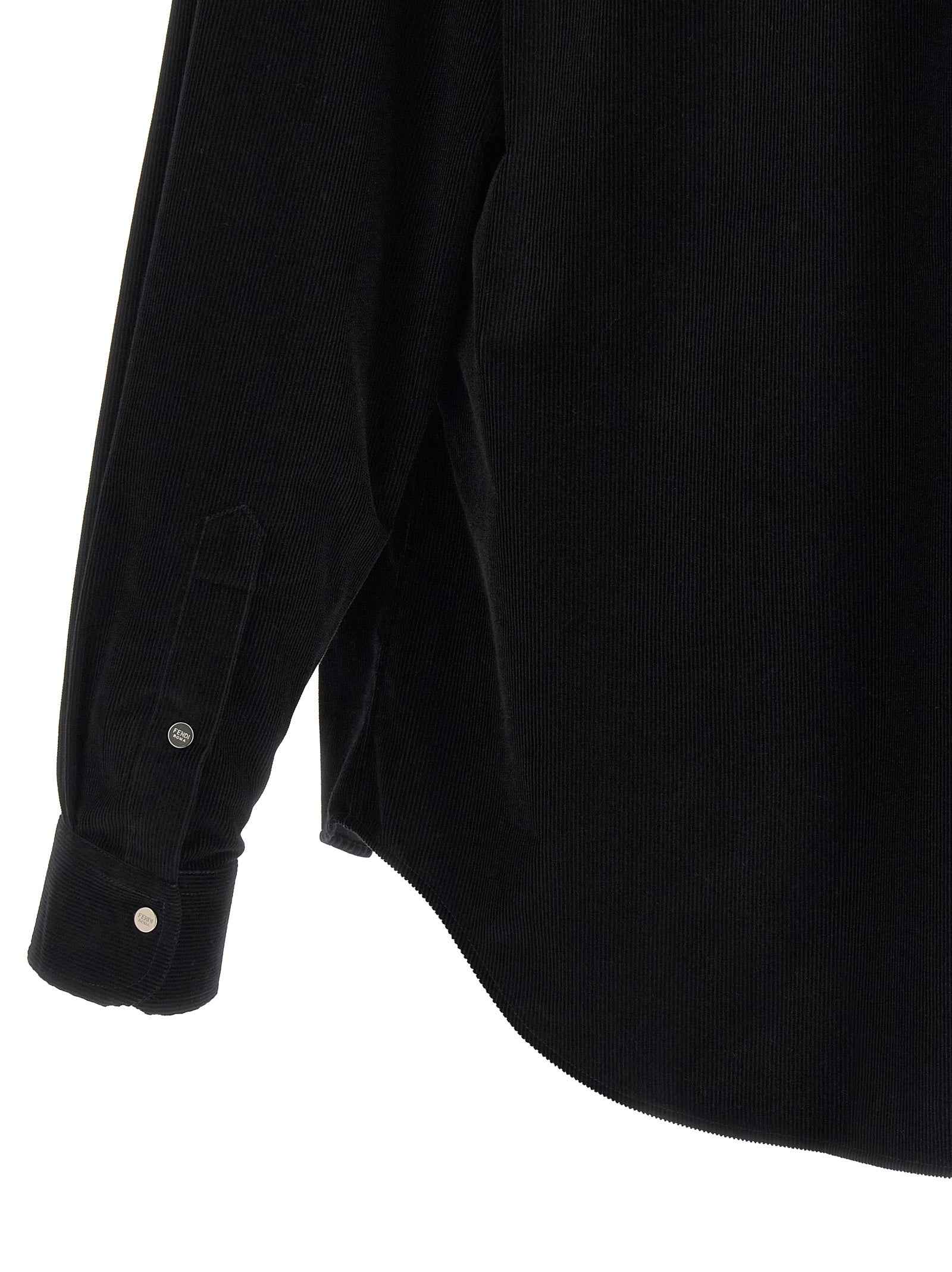 Fendi Black Cotton Blouse