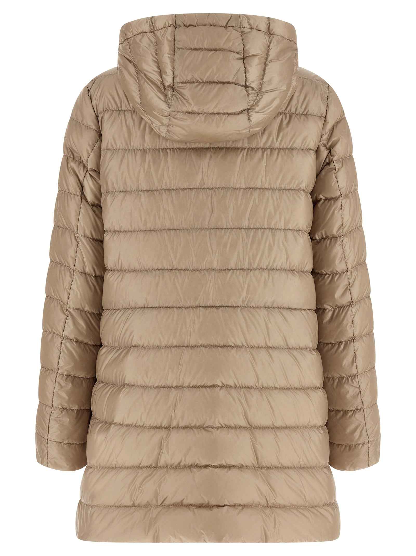 Moncler Beige Polyamide Full-Length Jacket