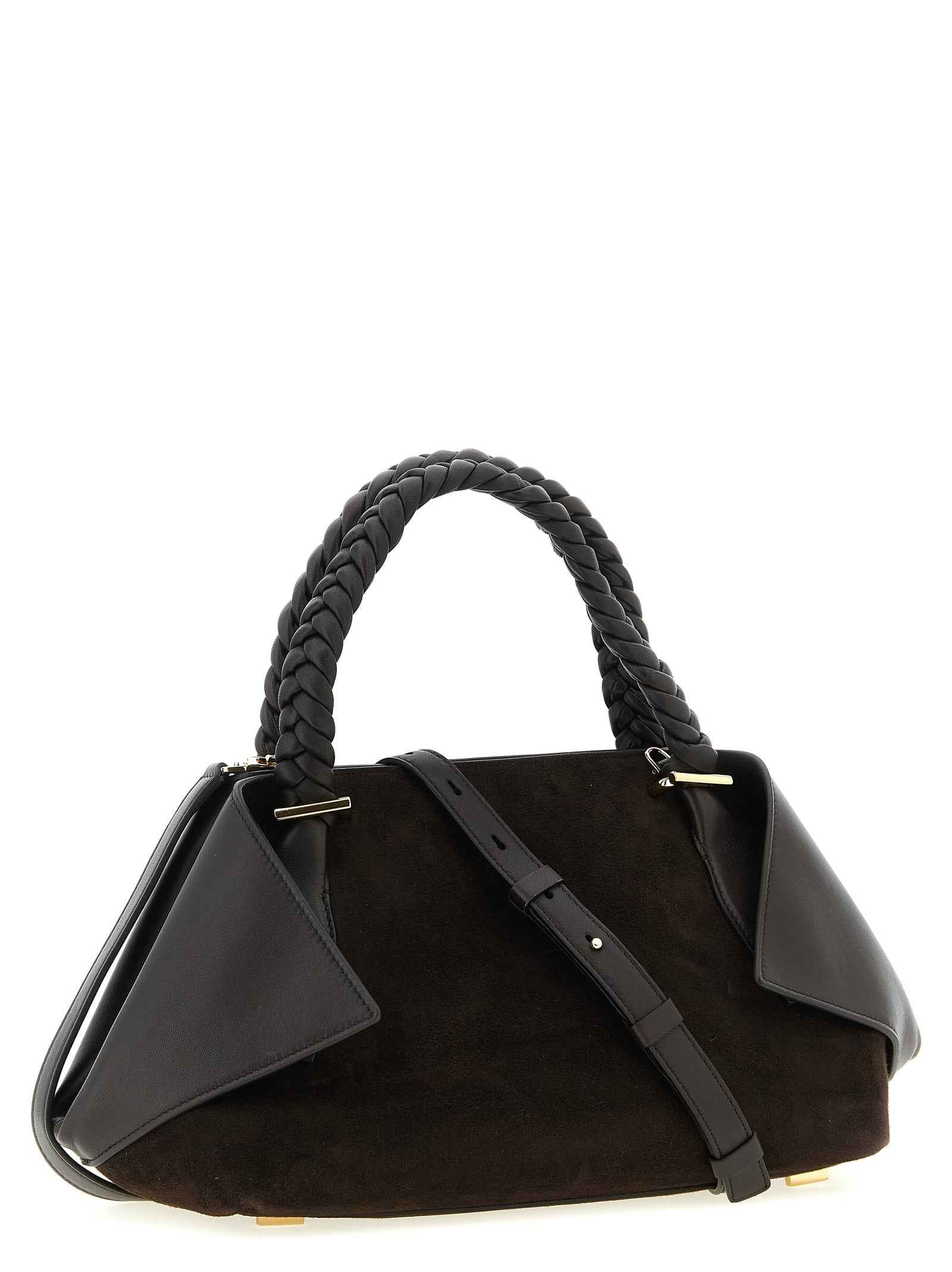 Ferragamo Brown Goatskin Handbag