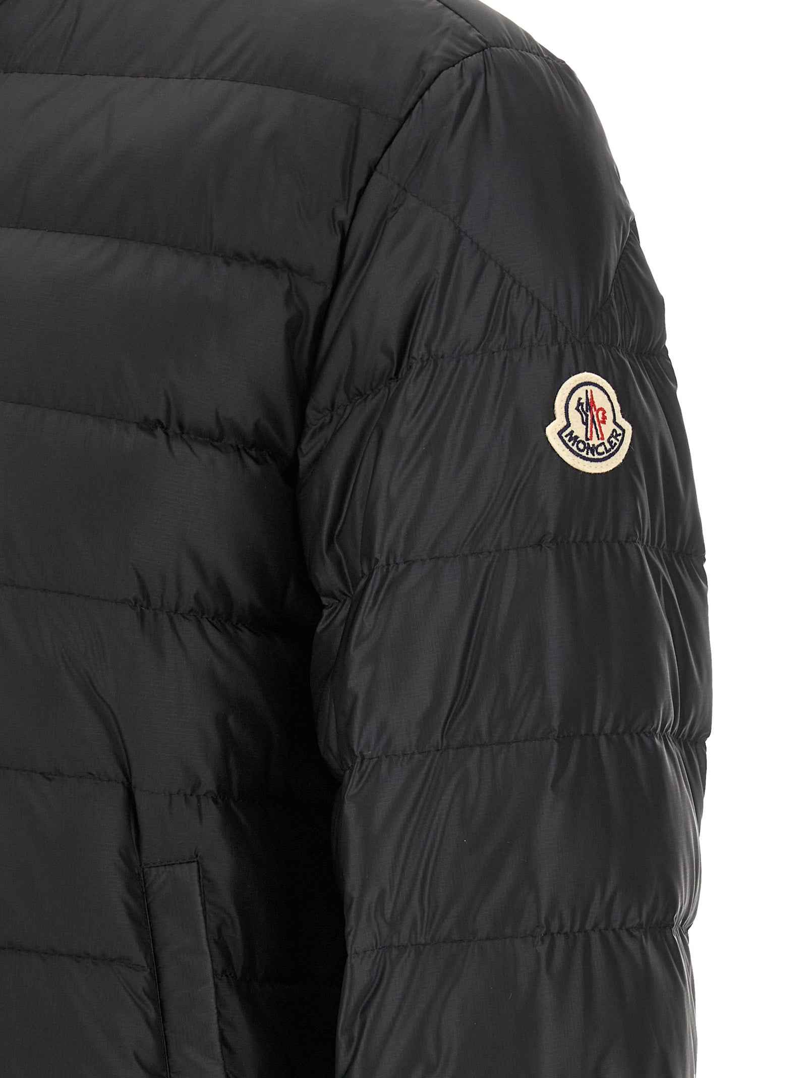 Moncler Black Polyamide Full-Length Jacket
