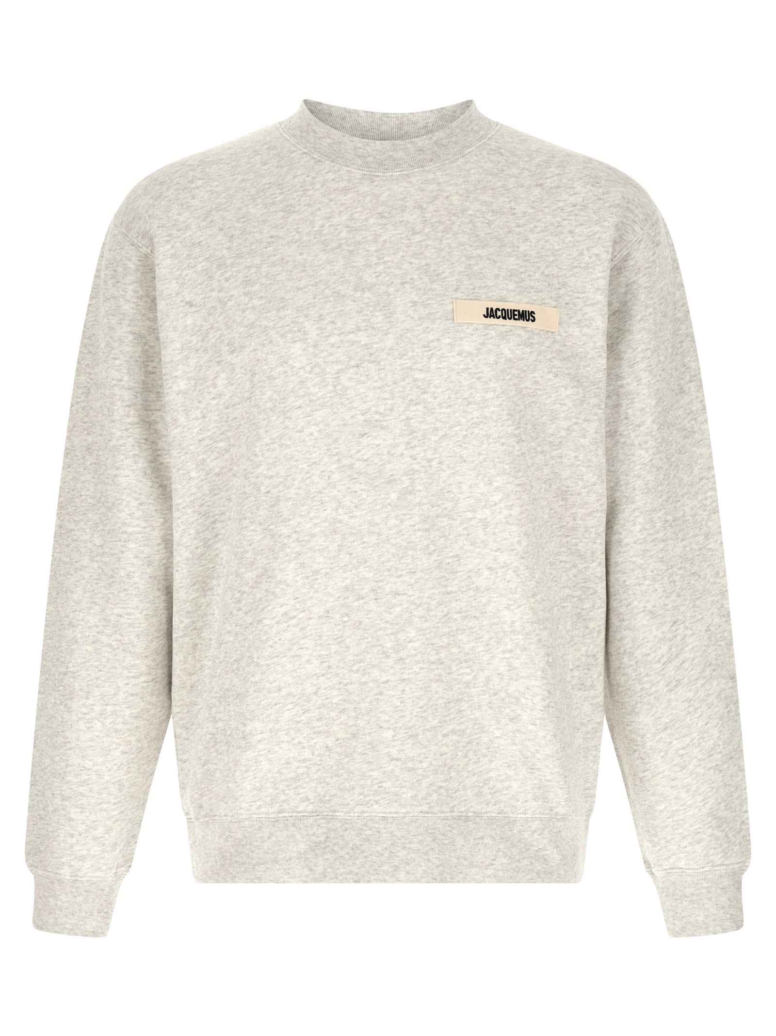 Jacquemus Gray Cotton Sweatshirt