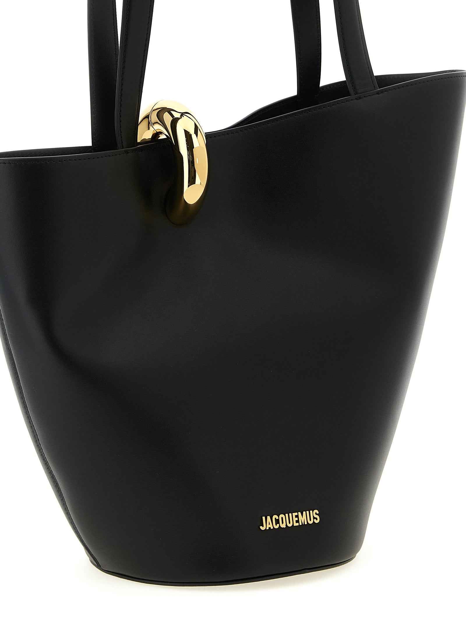 Jacquemus Black Cowhide Shoulder Bag