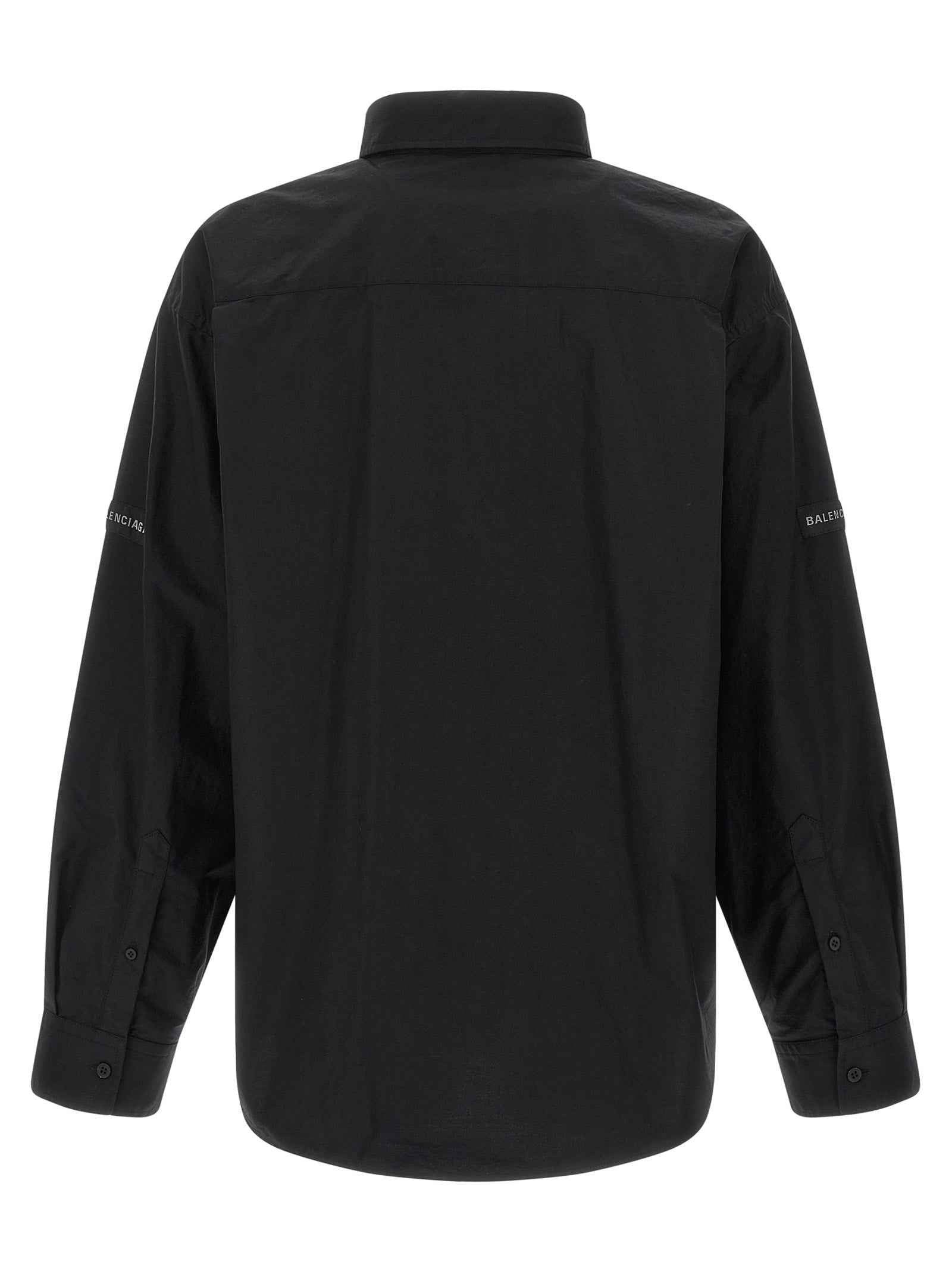 Balenciaga Black Cotton Blouse