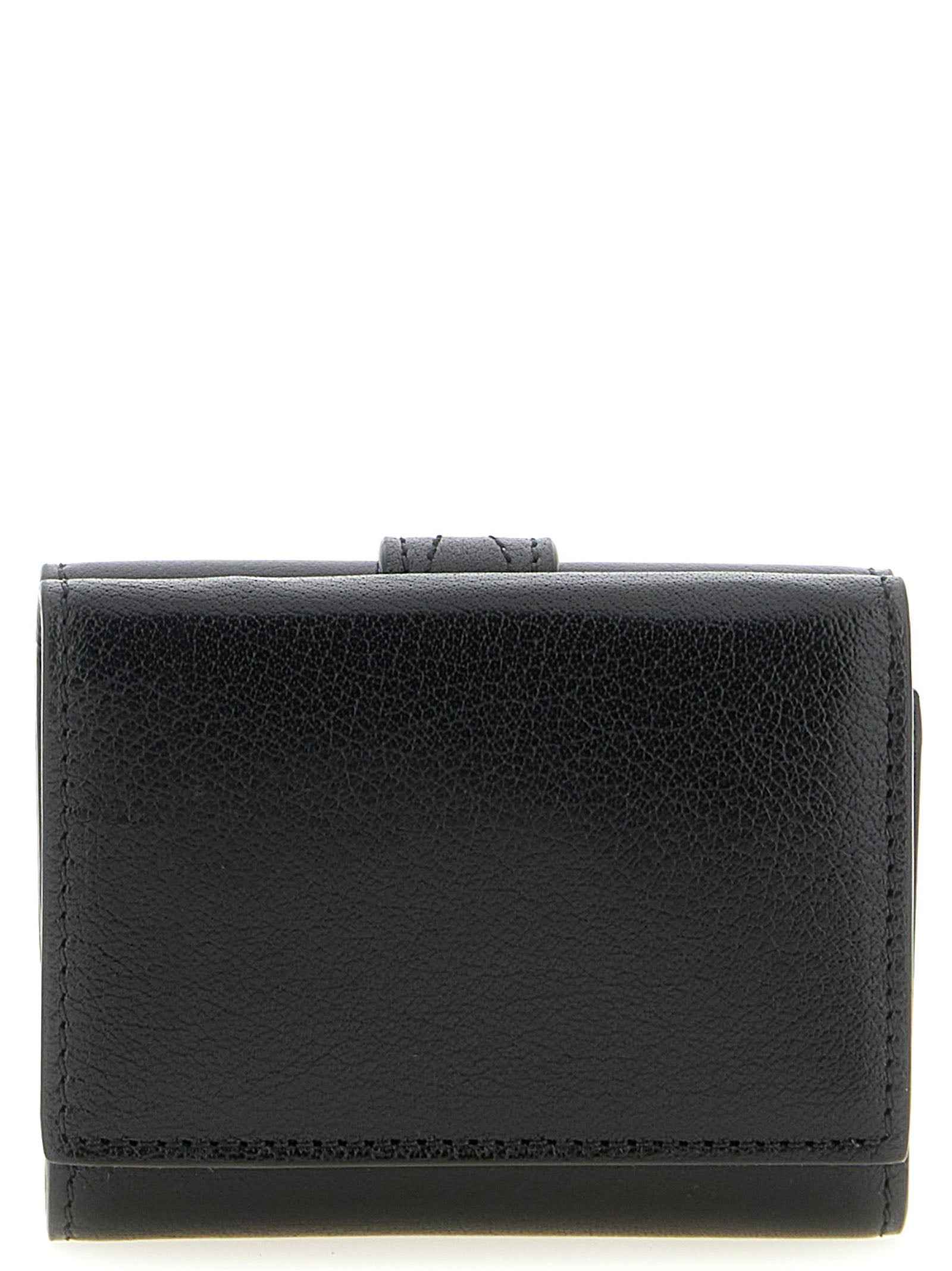 Chloé Black Buffalo Leather Cardholder