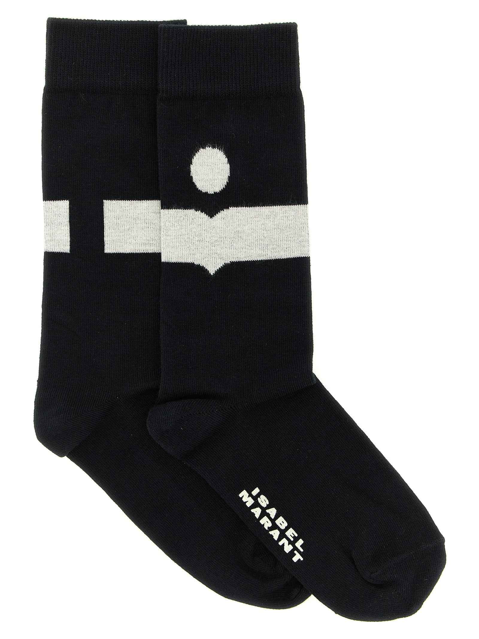 Isabel Marant Black Cotton Socks