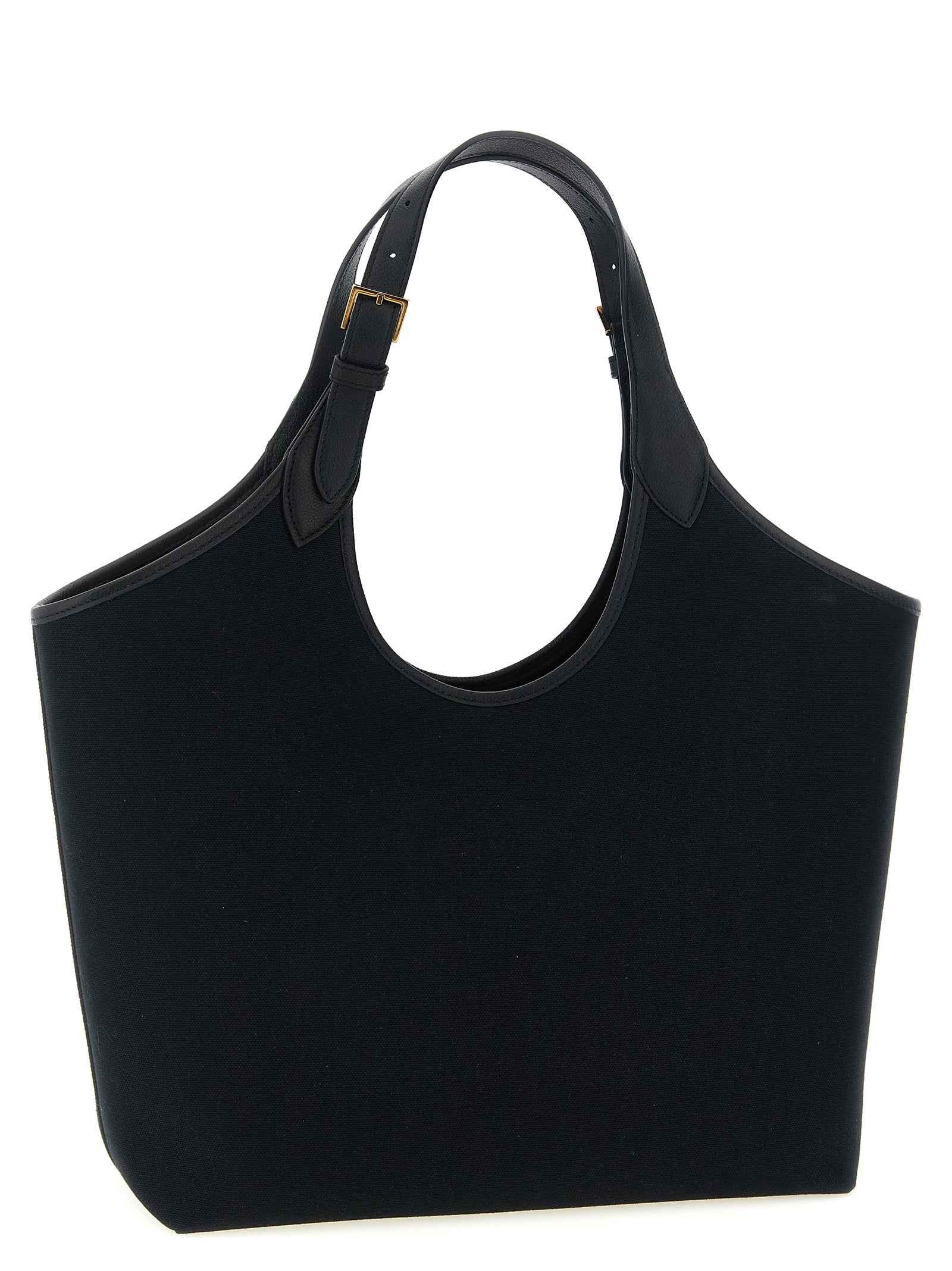 Versace Black Cotton Tote Bag