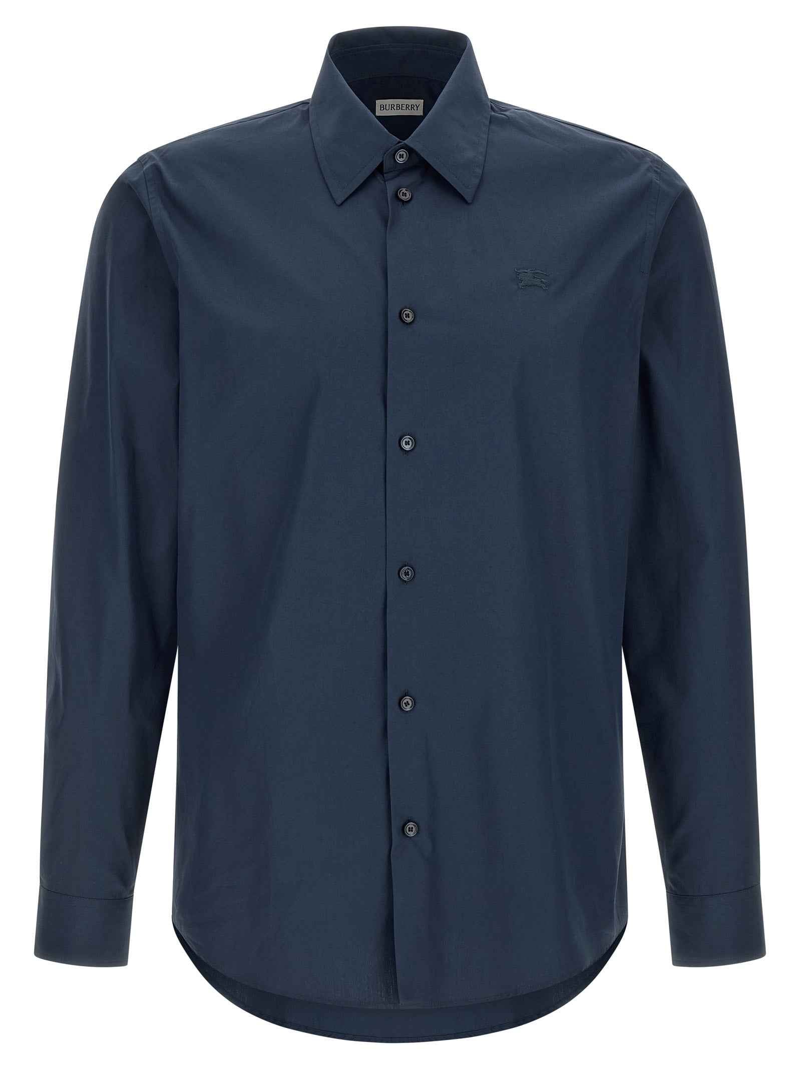 Burberry Blue Cotton Blouse