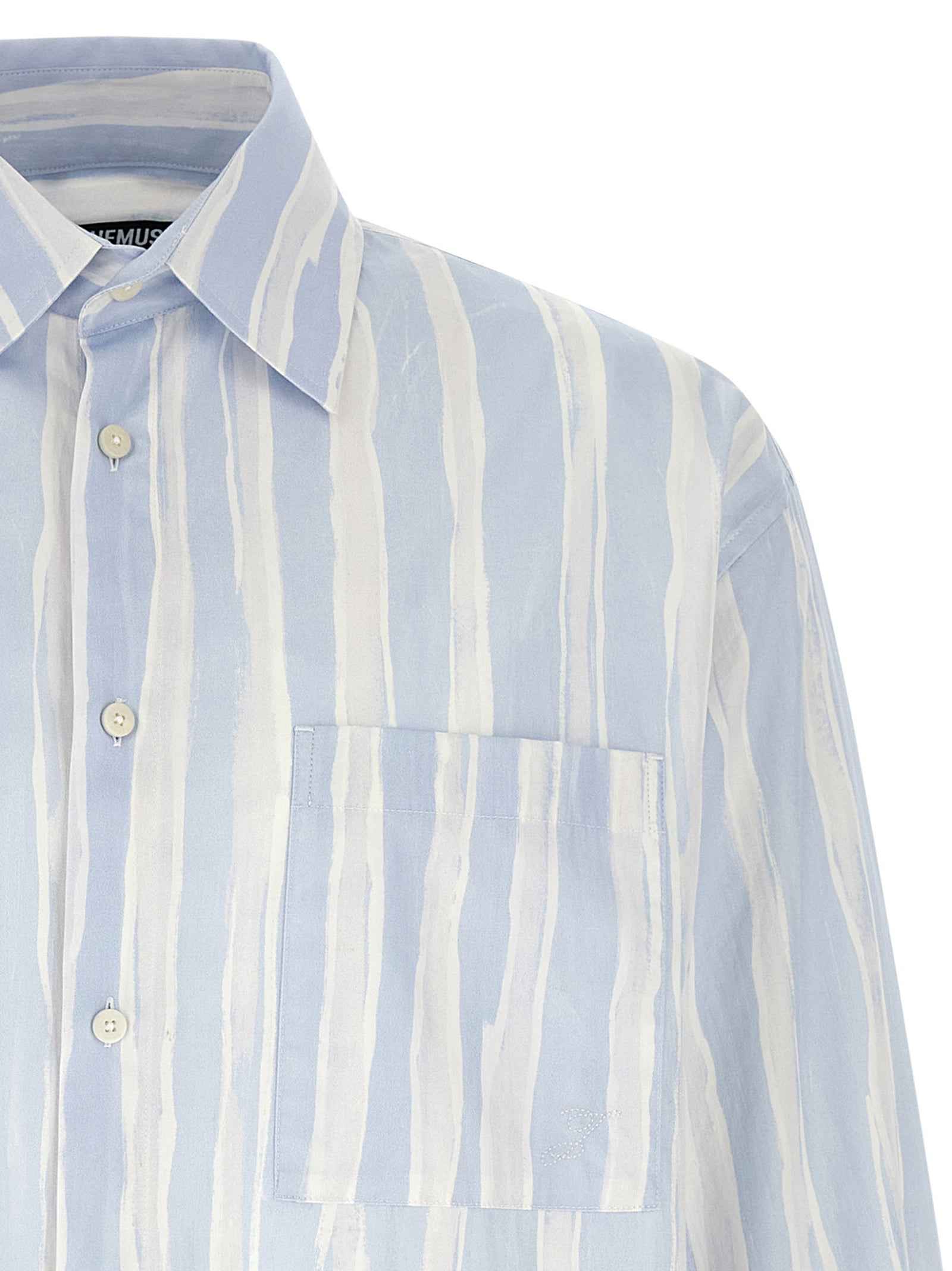 Jacquemus Blue Cotton Blouse