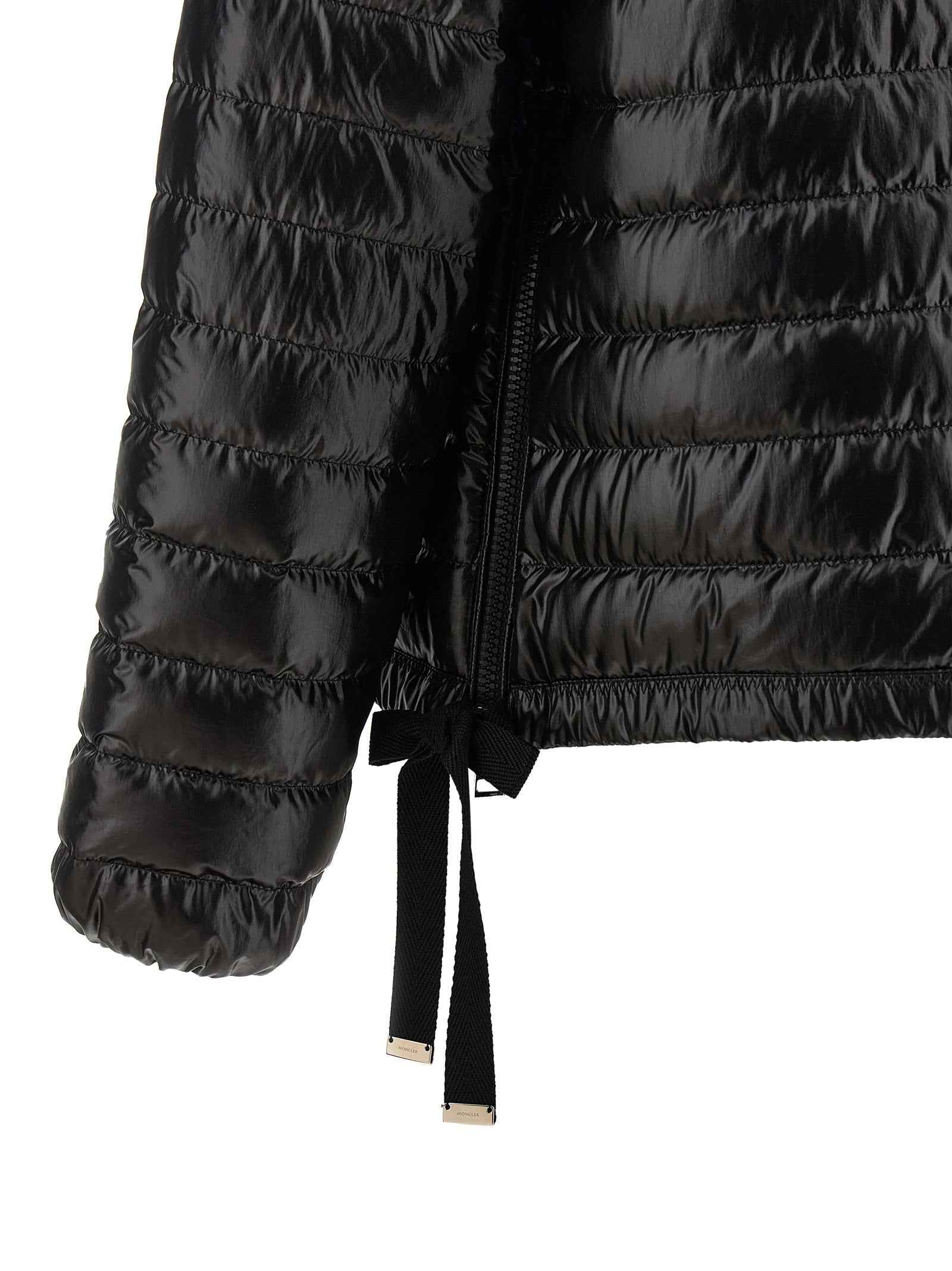 Moncler Black Polyamide Full-Length Jacket
