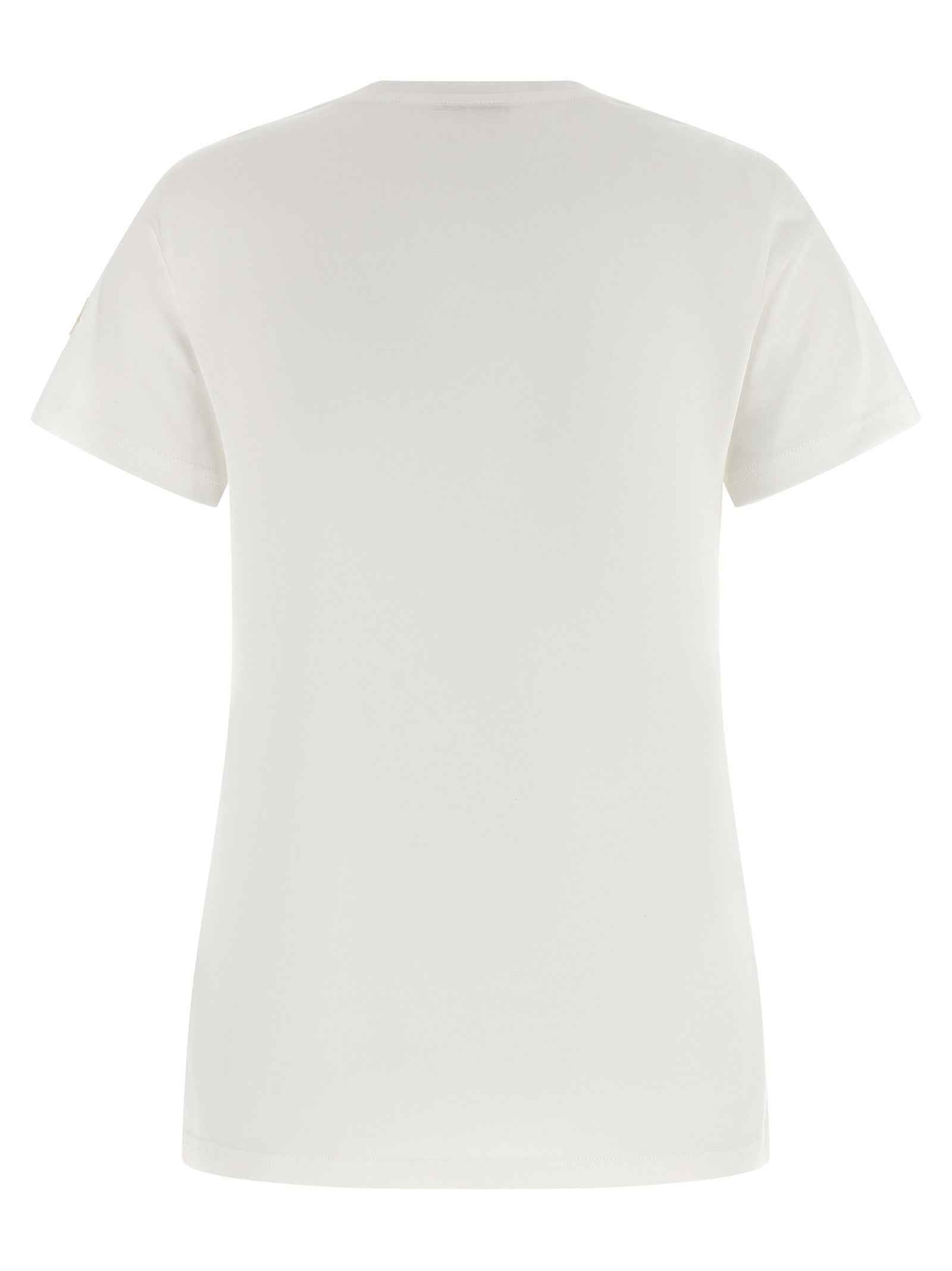 Moncler White Cotton T-Shirt