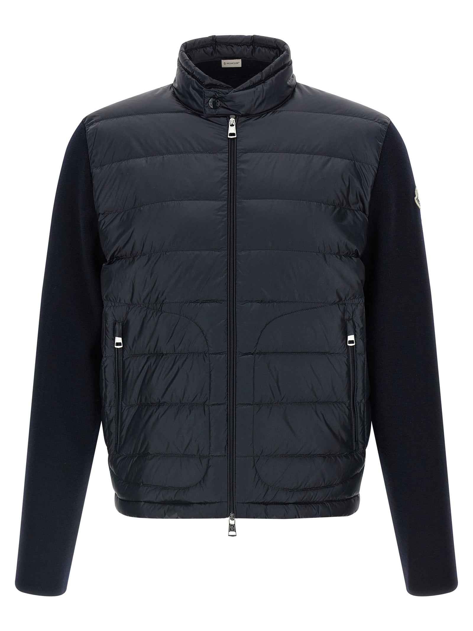 Moncler Blue Polyamide Cardigan