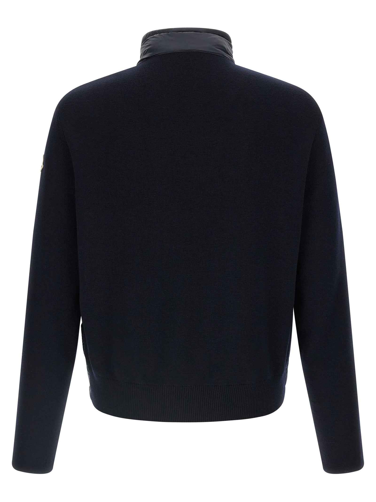 Moncler Blue Polyamide Cardigan