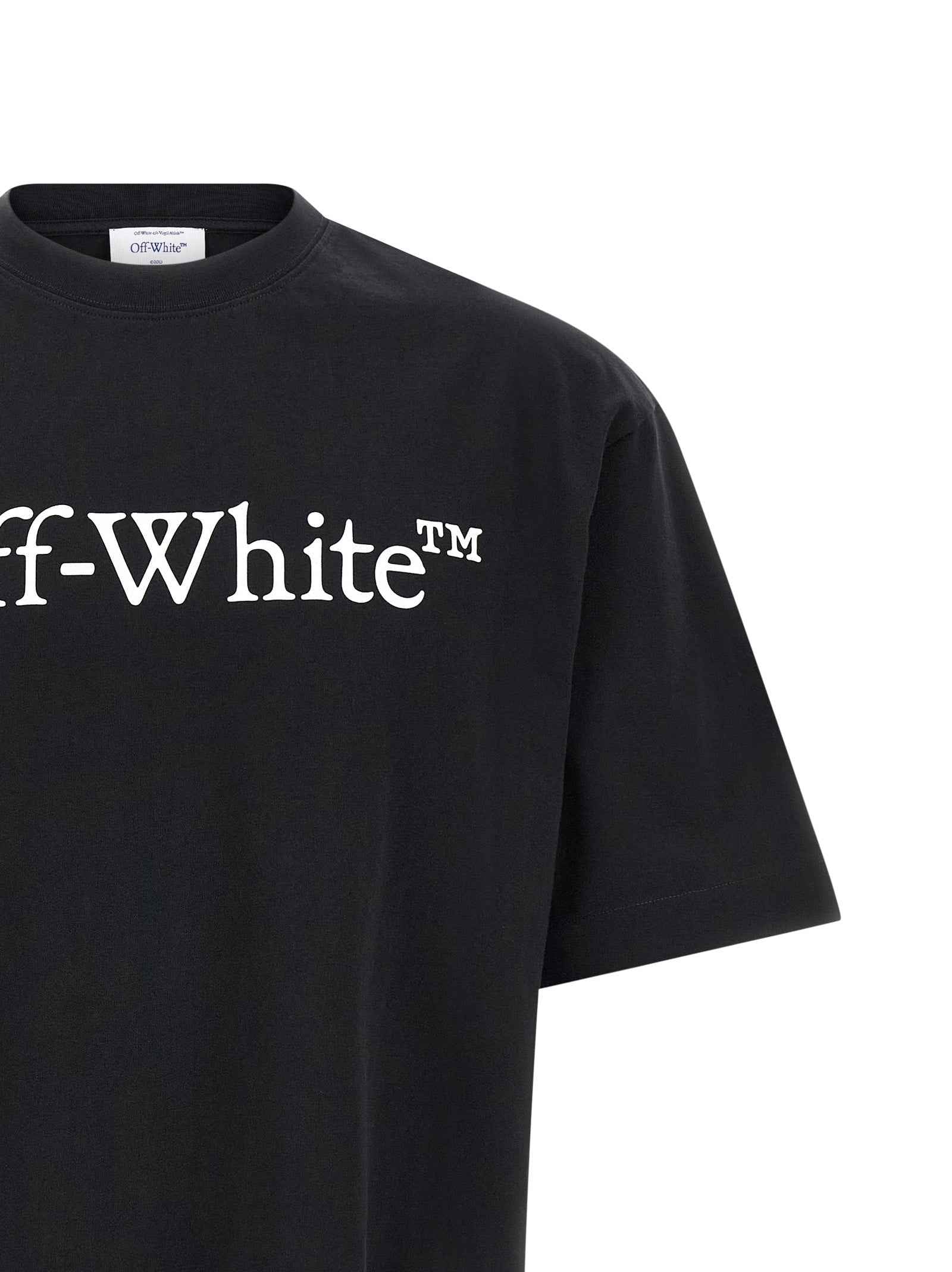 Off-White Bicolor Cotton T-Shirt