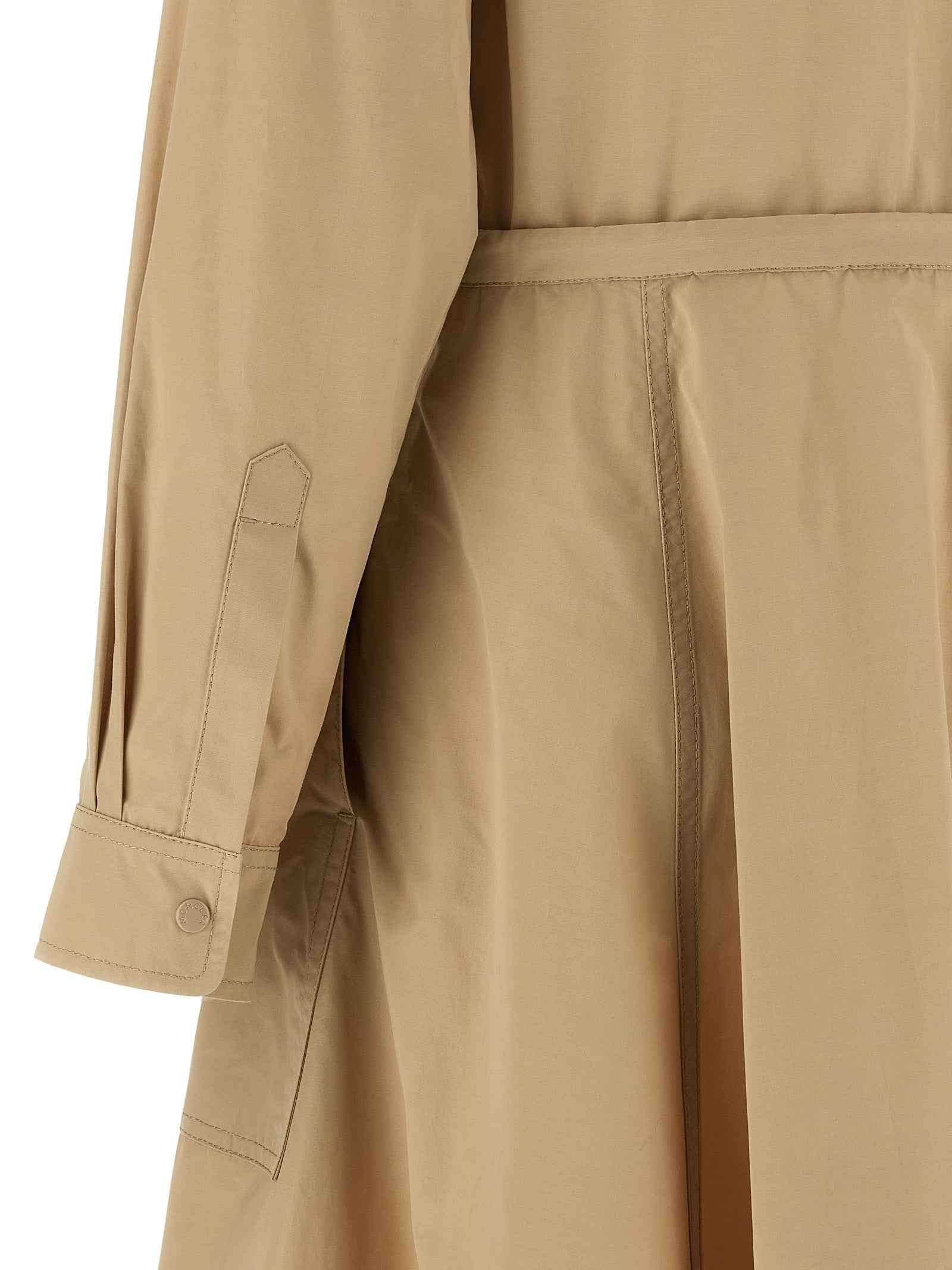 Moncler Beige Polyester Long Dress