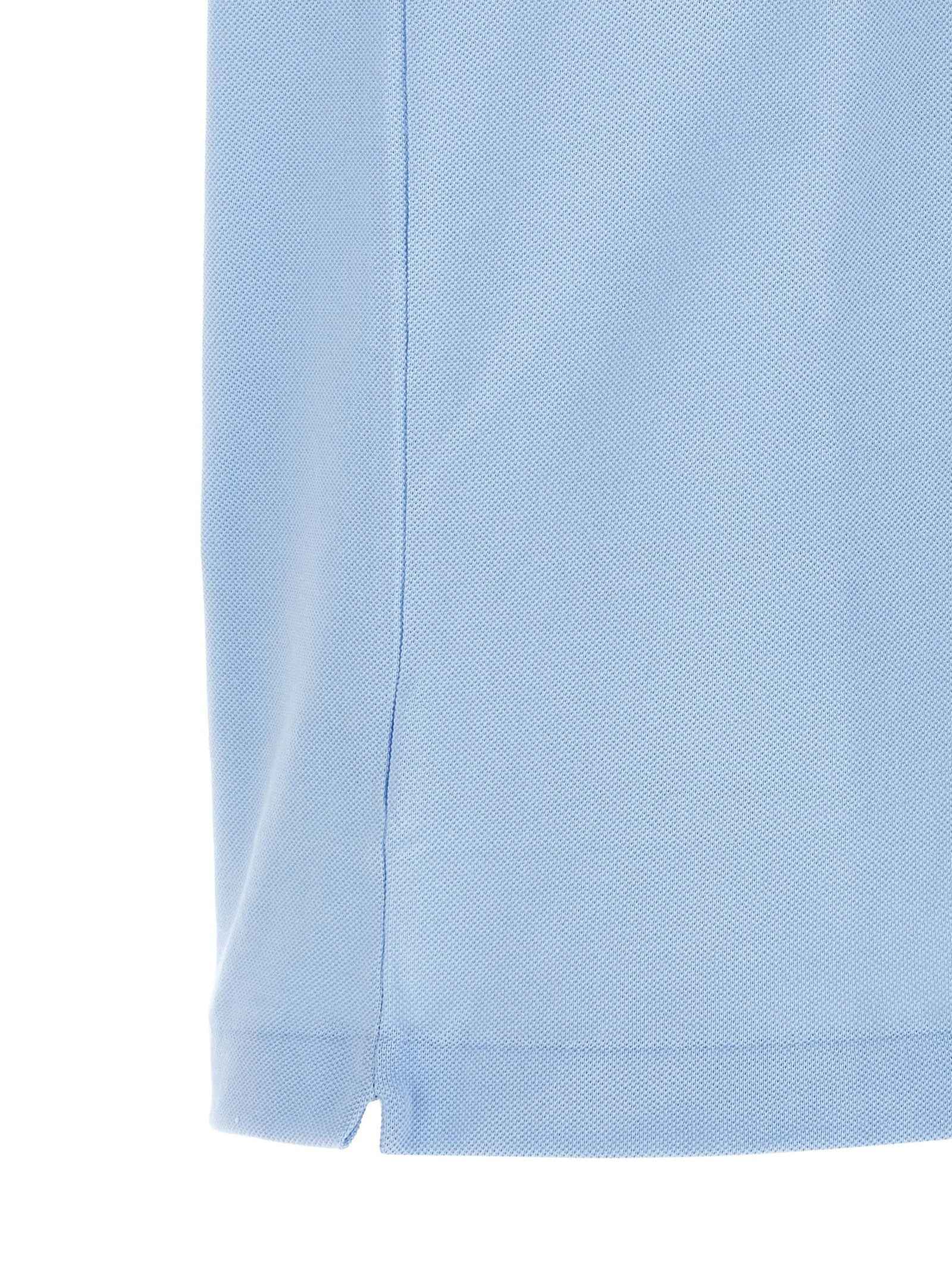 Lacoste Blue Cotton Polo Shirt