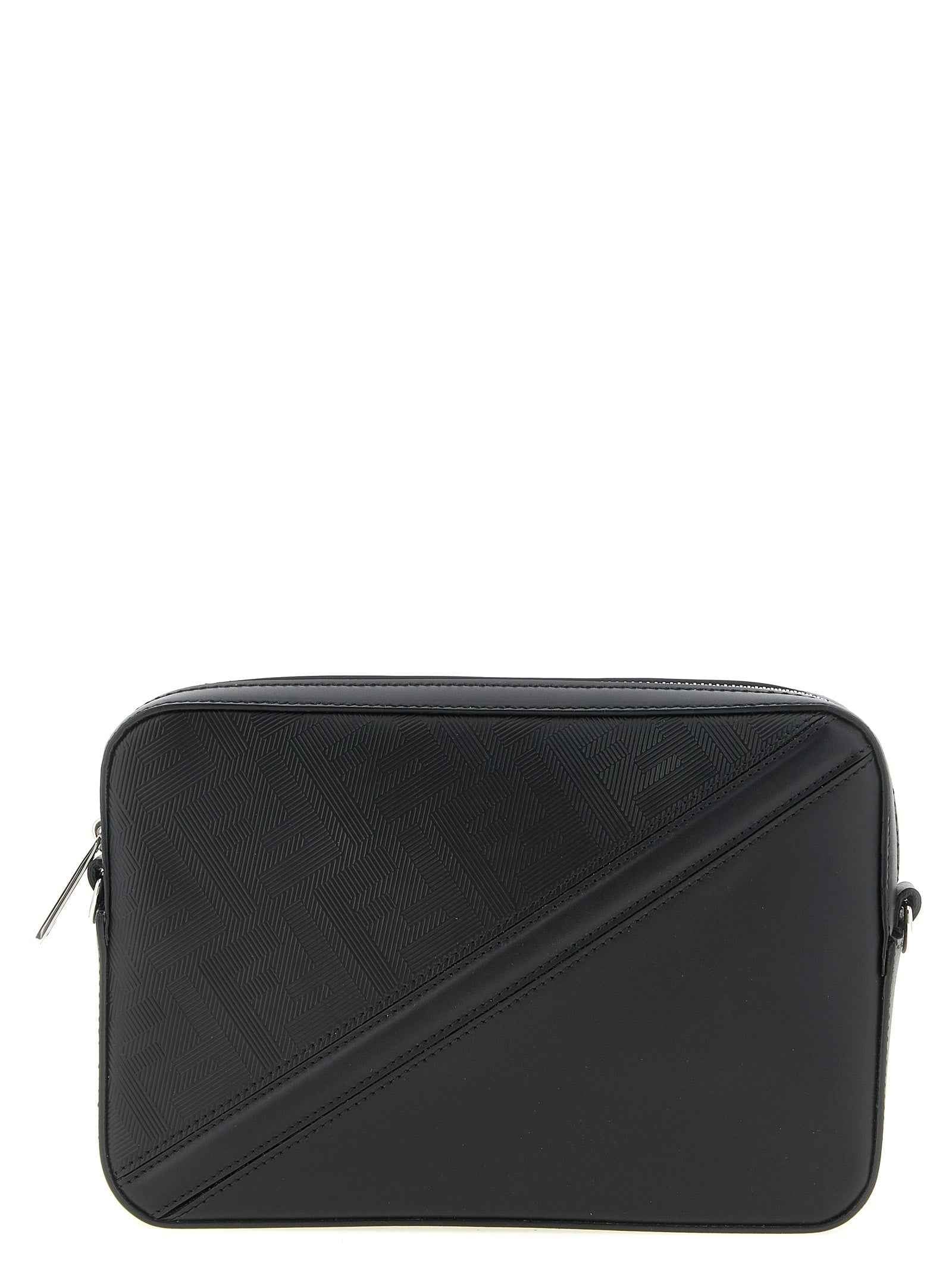 Fendi Black Viscose Shoulder Bag
