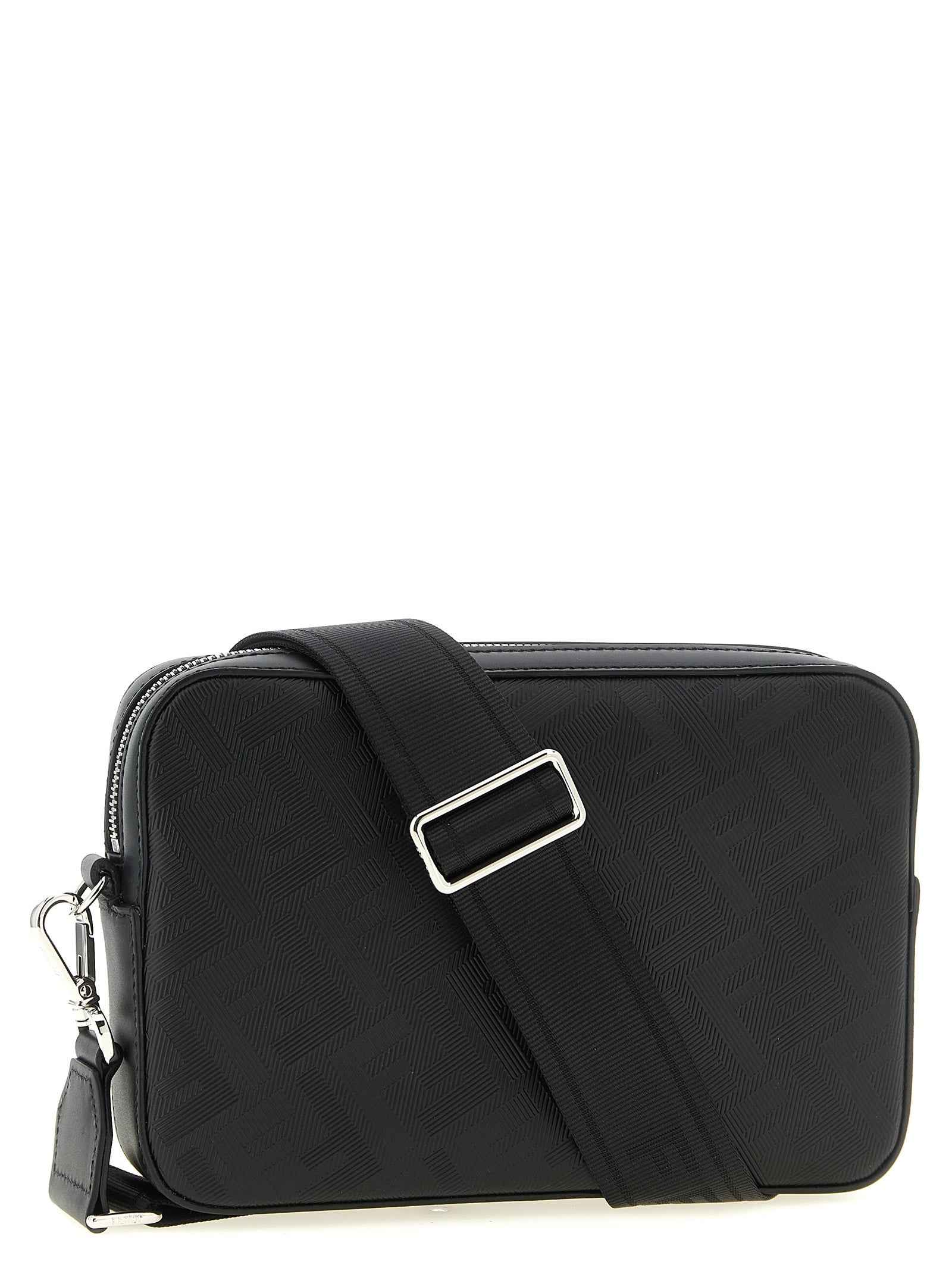 Fendi Black Viscose Shoulder Bag