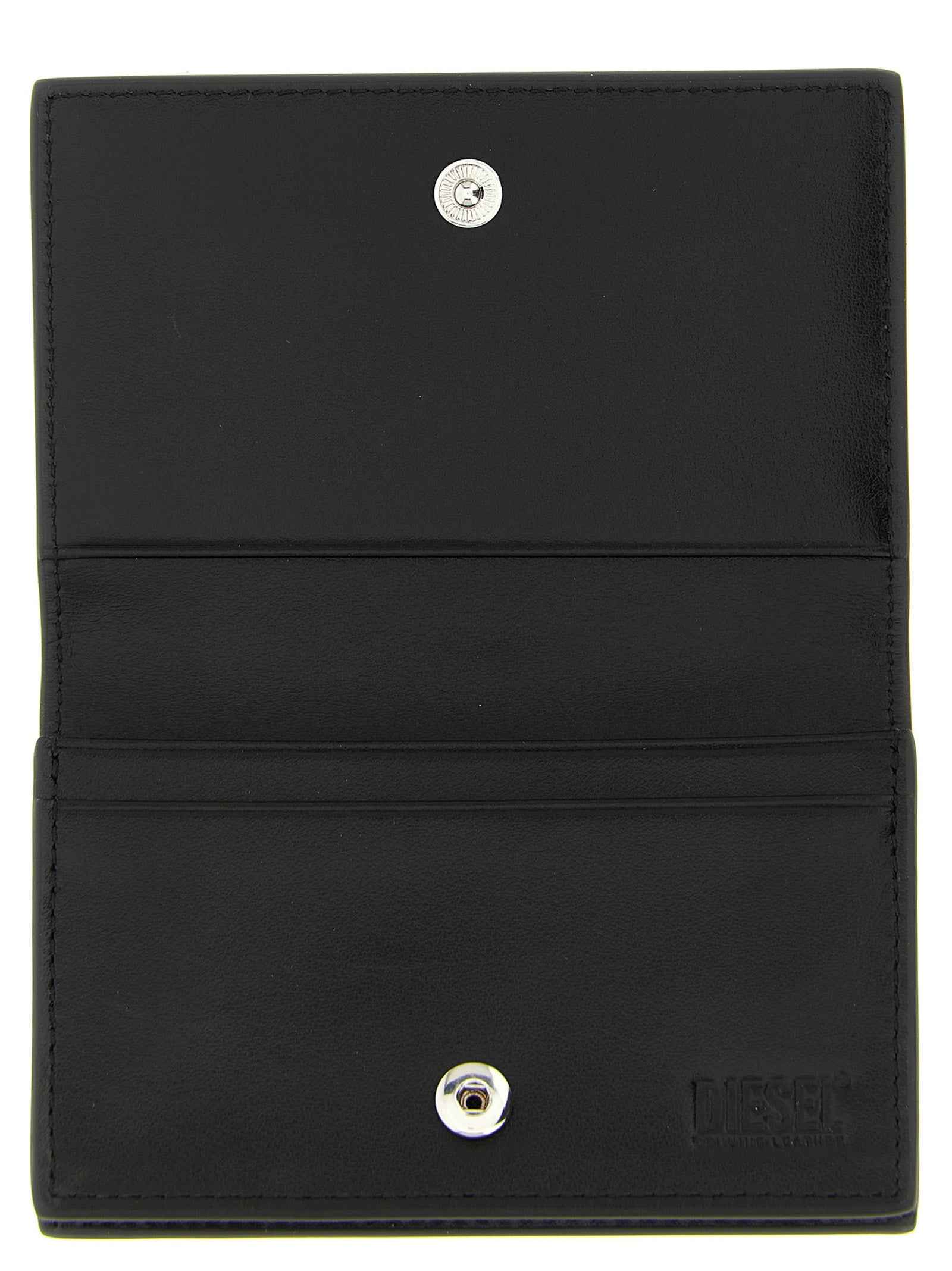 Diesel Black Leather Cardholder