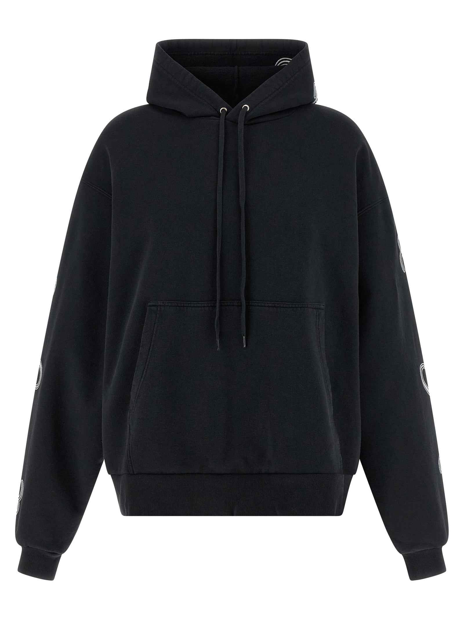 Balenciaga Black Cotton Hoodie