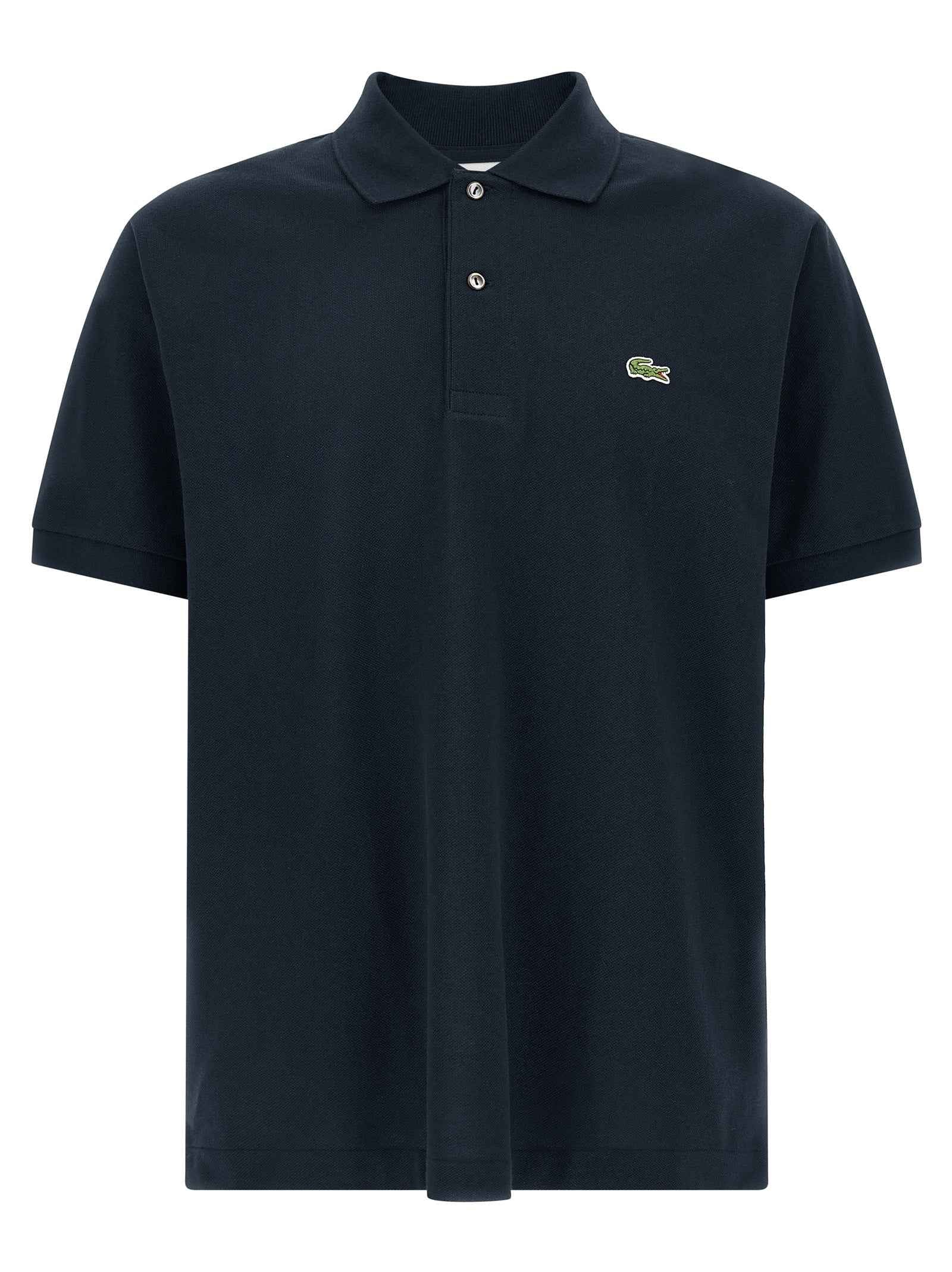 Lacoste Blue Cotton Polo Shirt