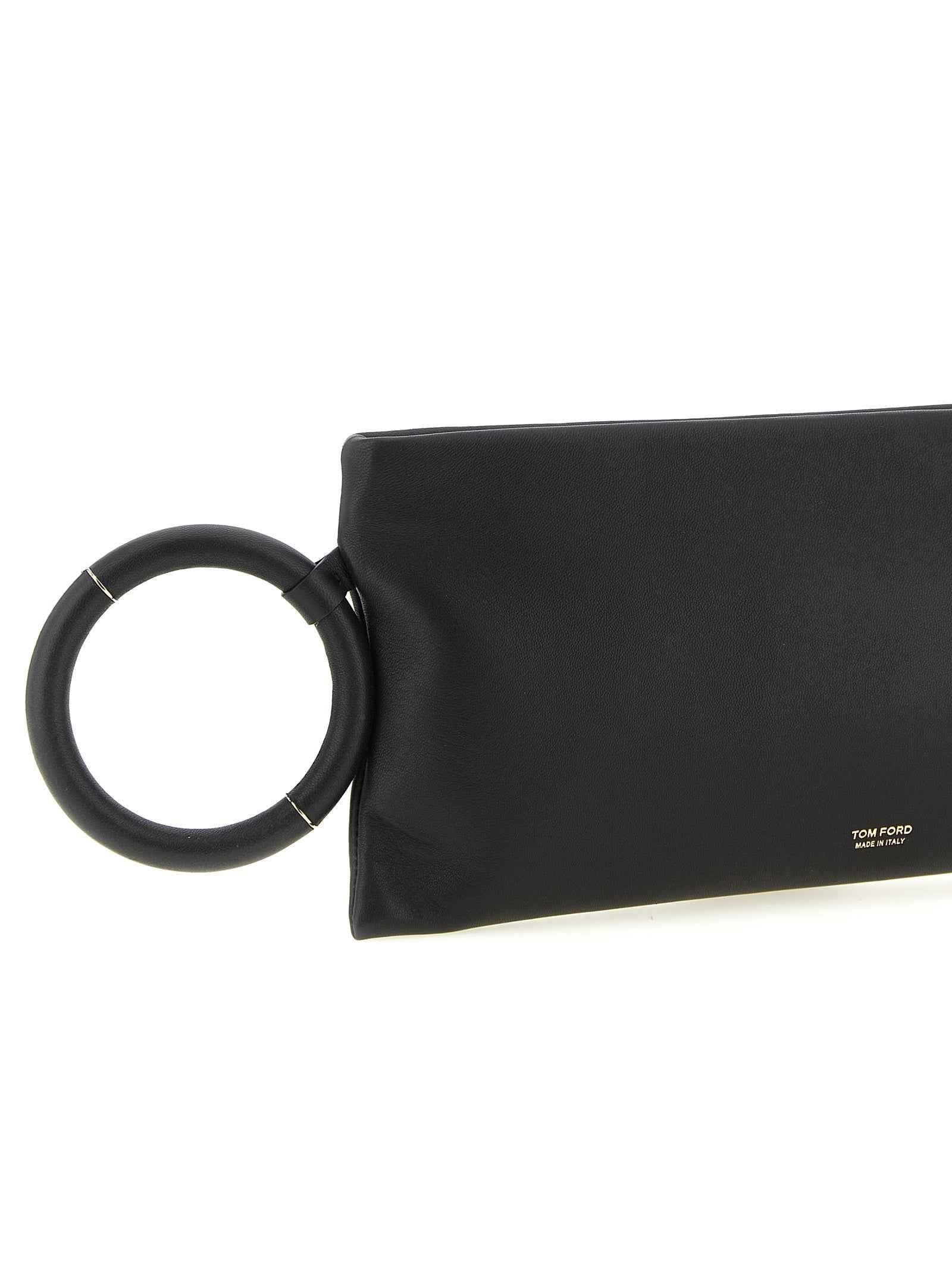 Tom Ford Black Lambskin Clutch Bag