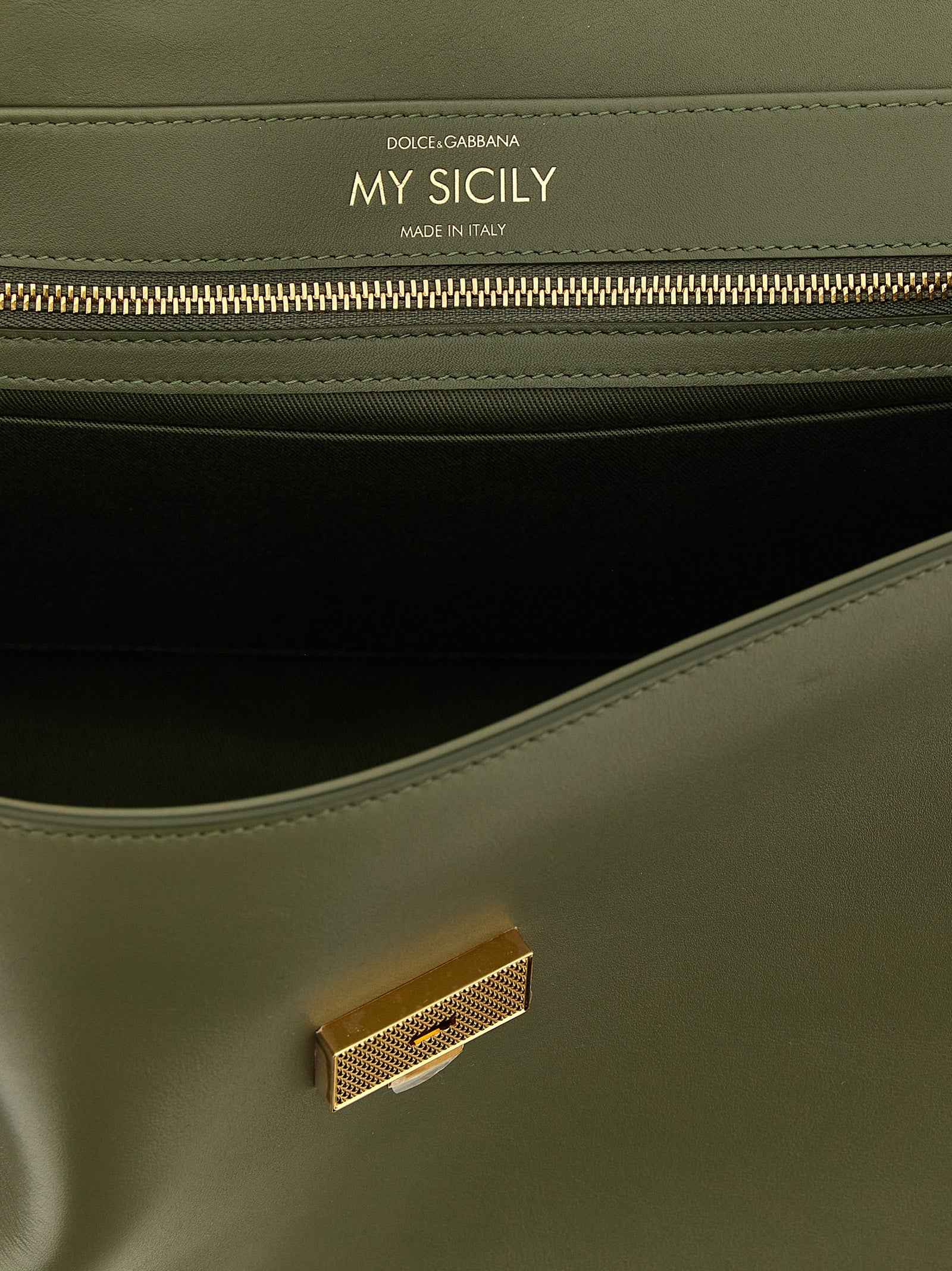 Dolce & Gabbana Bicolor Calfskin Handbag