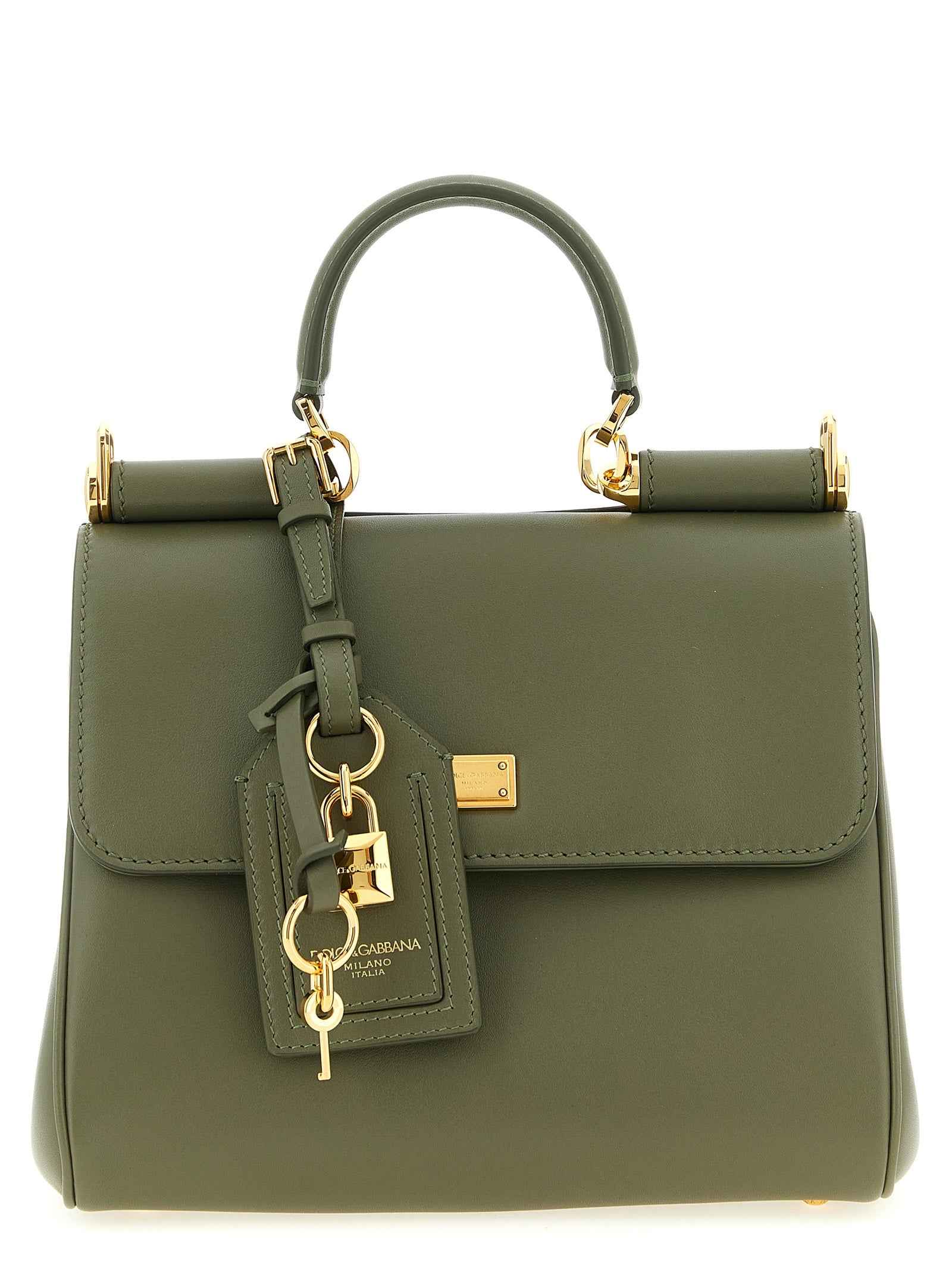 Dolce & Gabbana Bicolor Calfskin Handbag