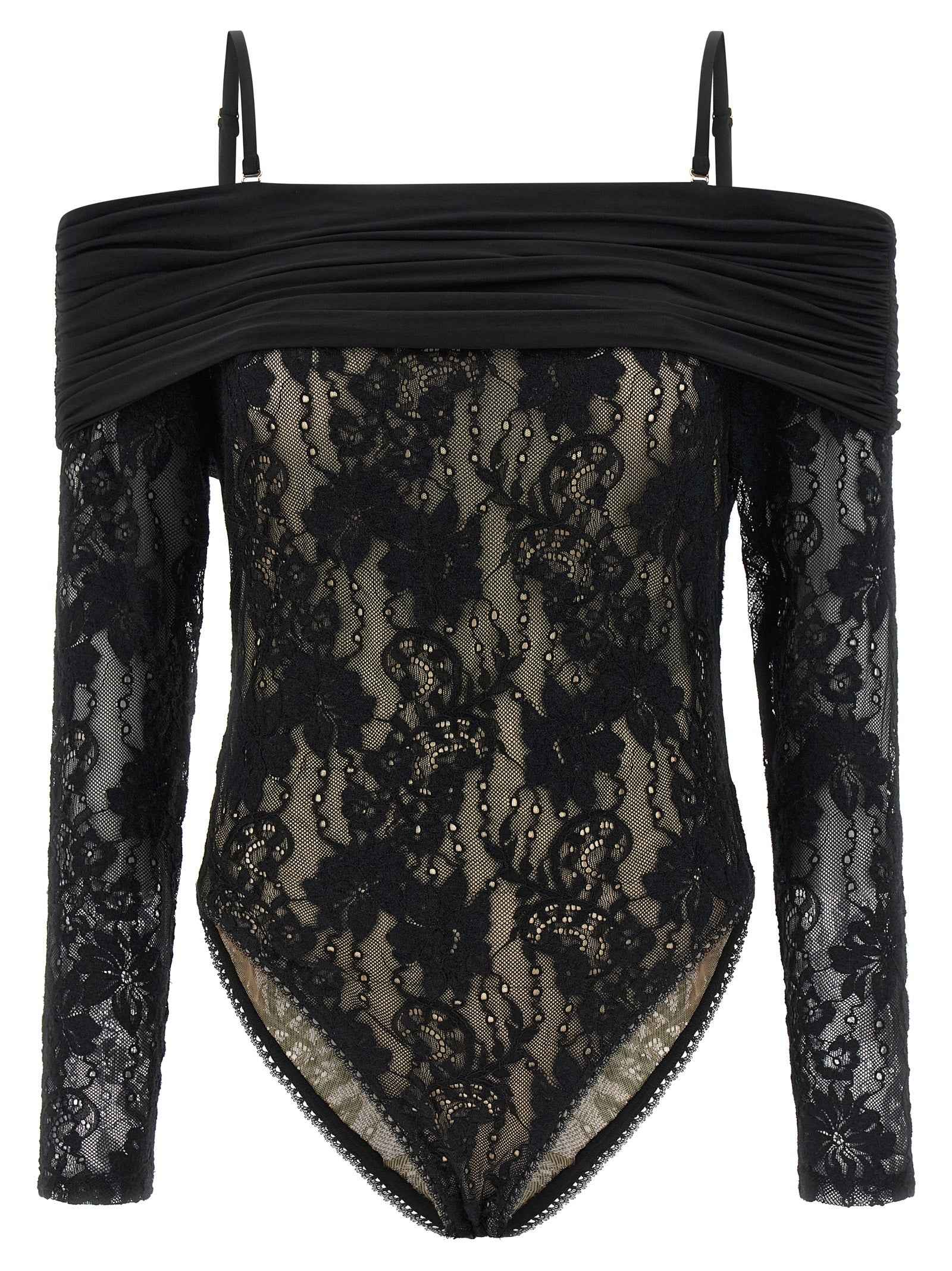 Zimmermann Black Polyamide Bodysuit