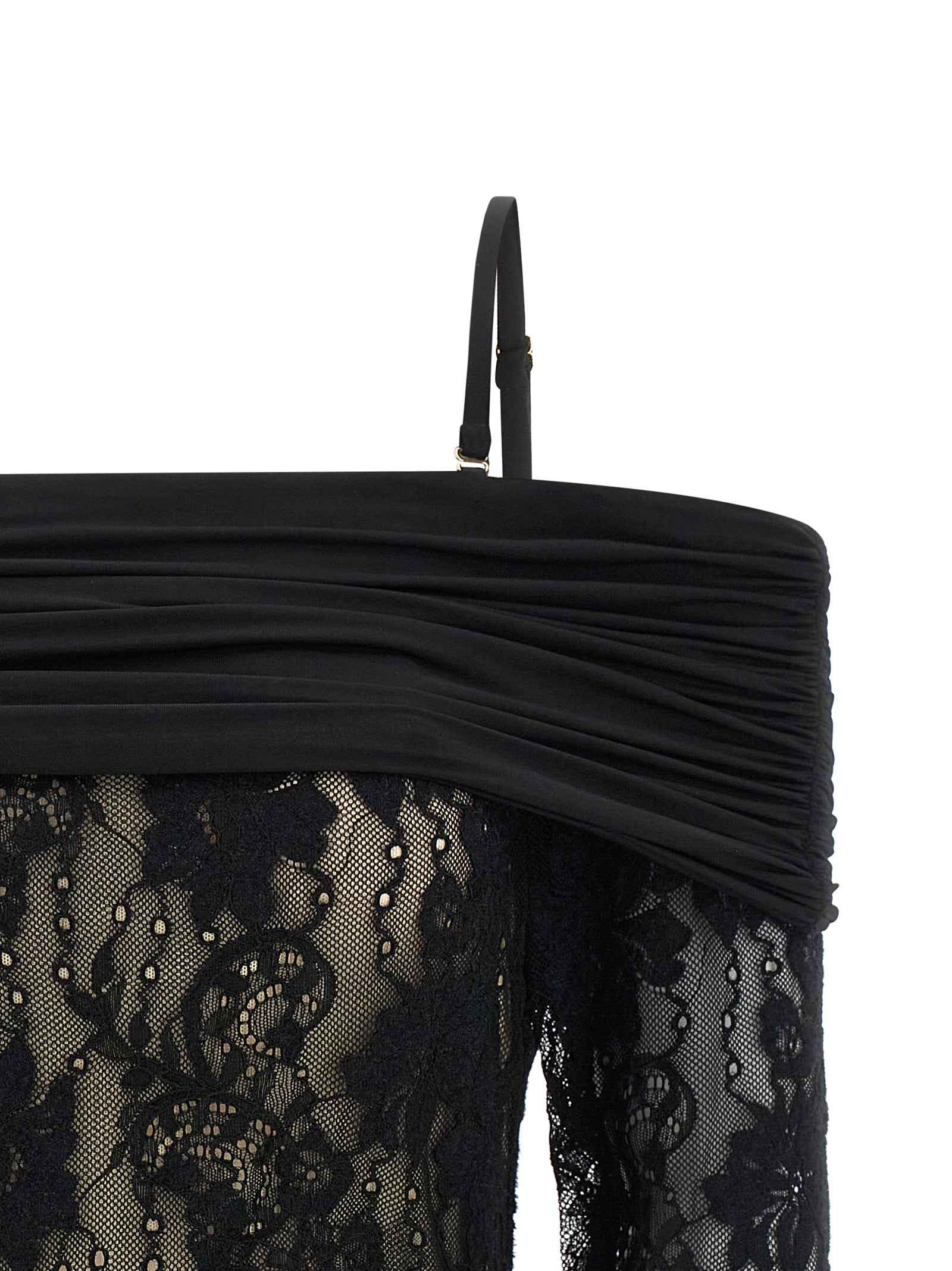 Zimmermann Black Polyamide Bodysuit