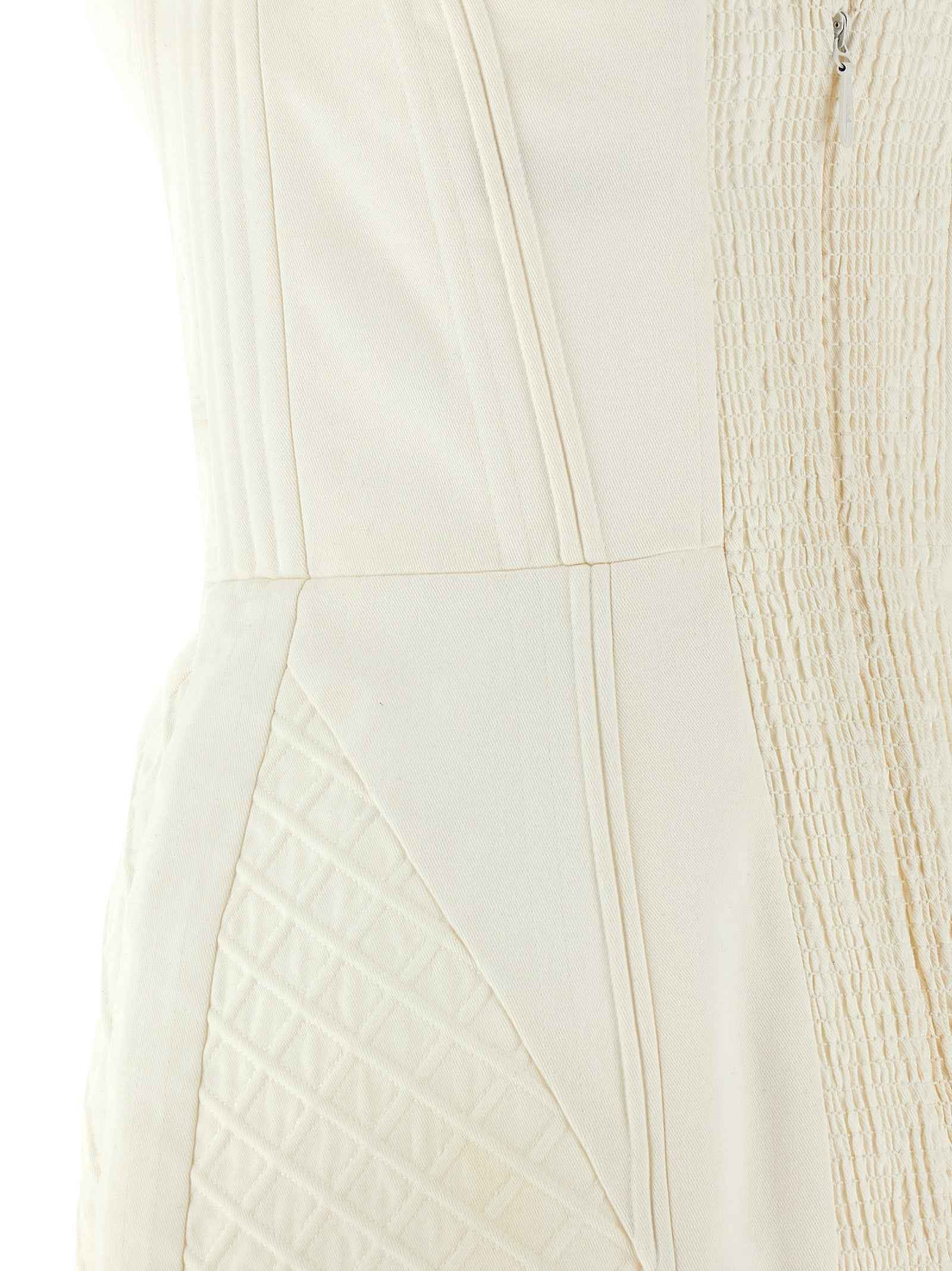 Zimmermann White Cotton Short Dress