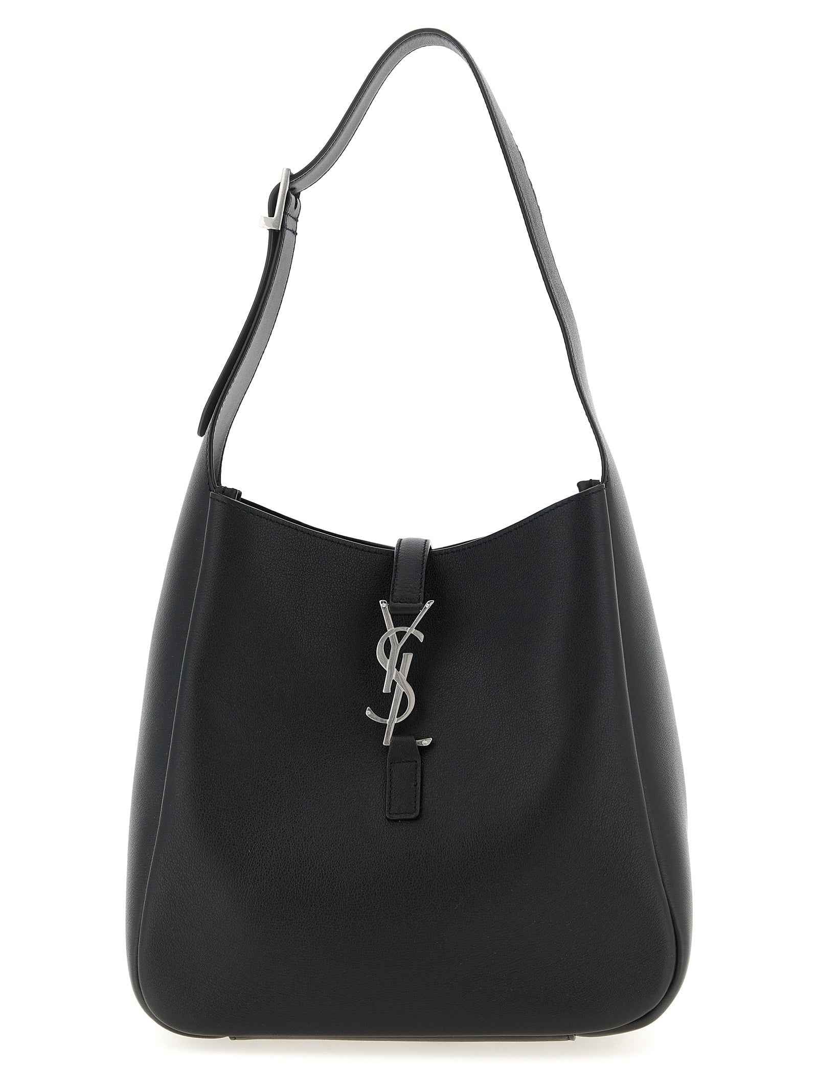 Saint Laurent Black Calfskin Shoulder Bag