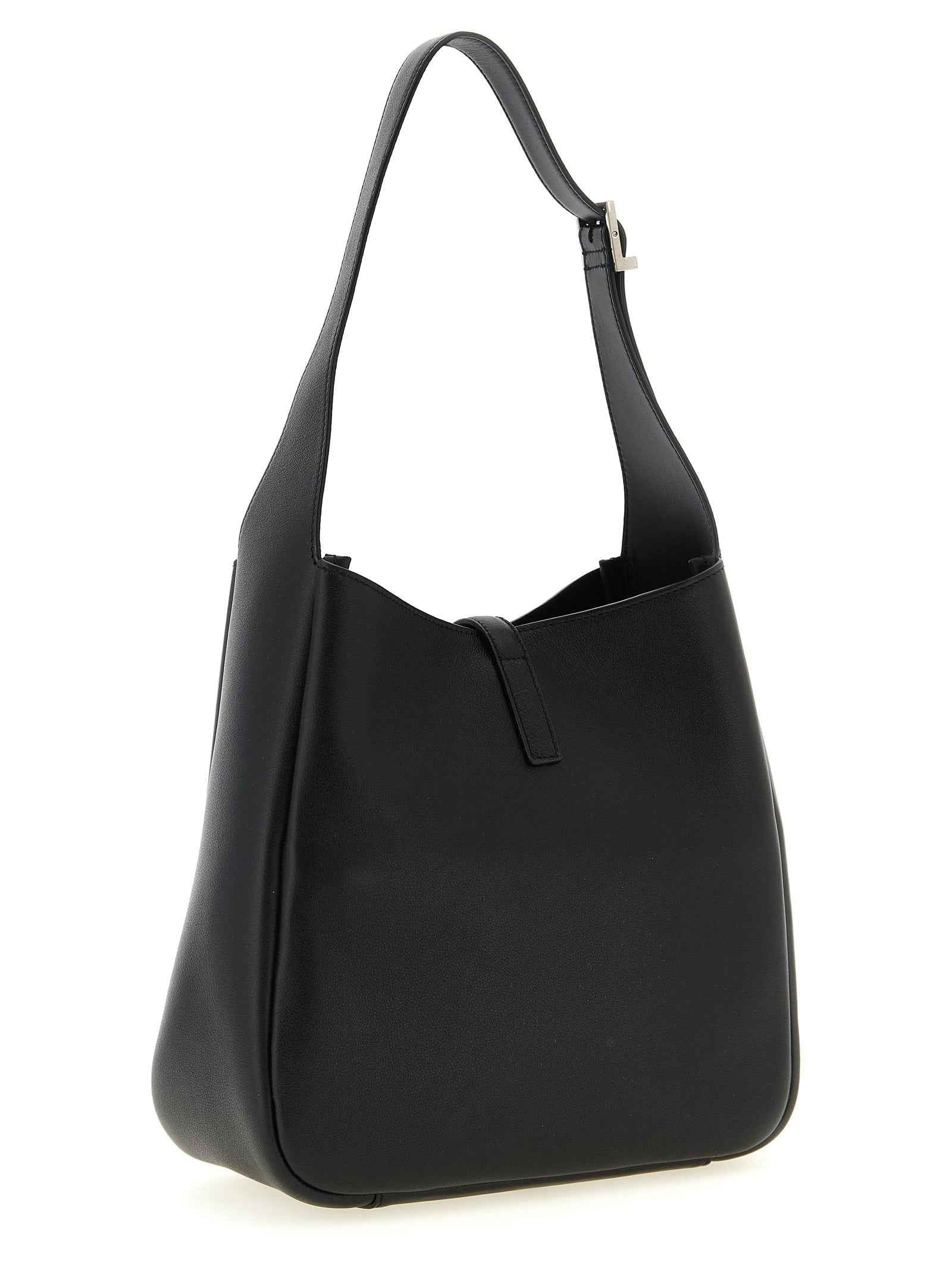 Saint Laurent Black Calfskin Shoulder Bag