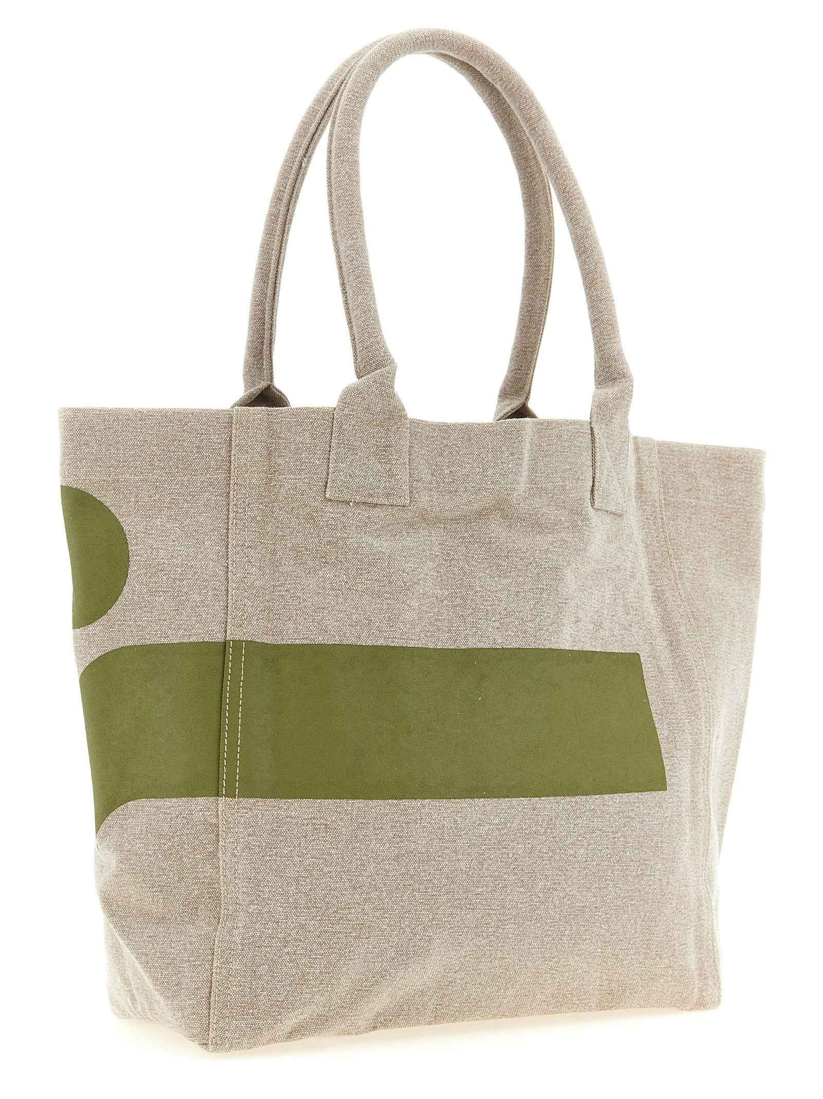 Isabel Marant Bicolor Cotton Tote Bag