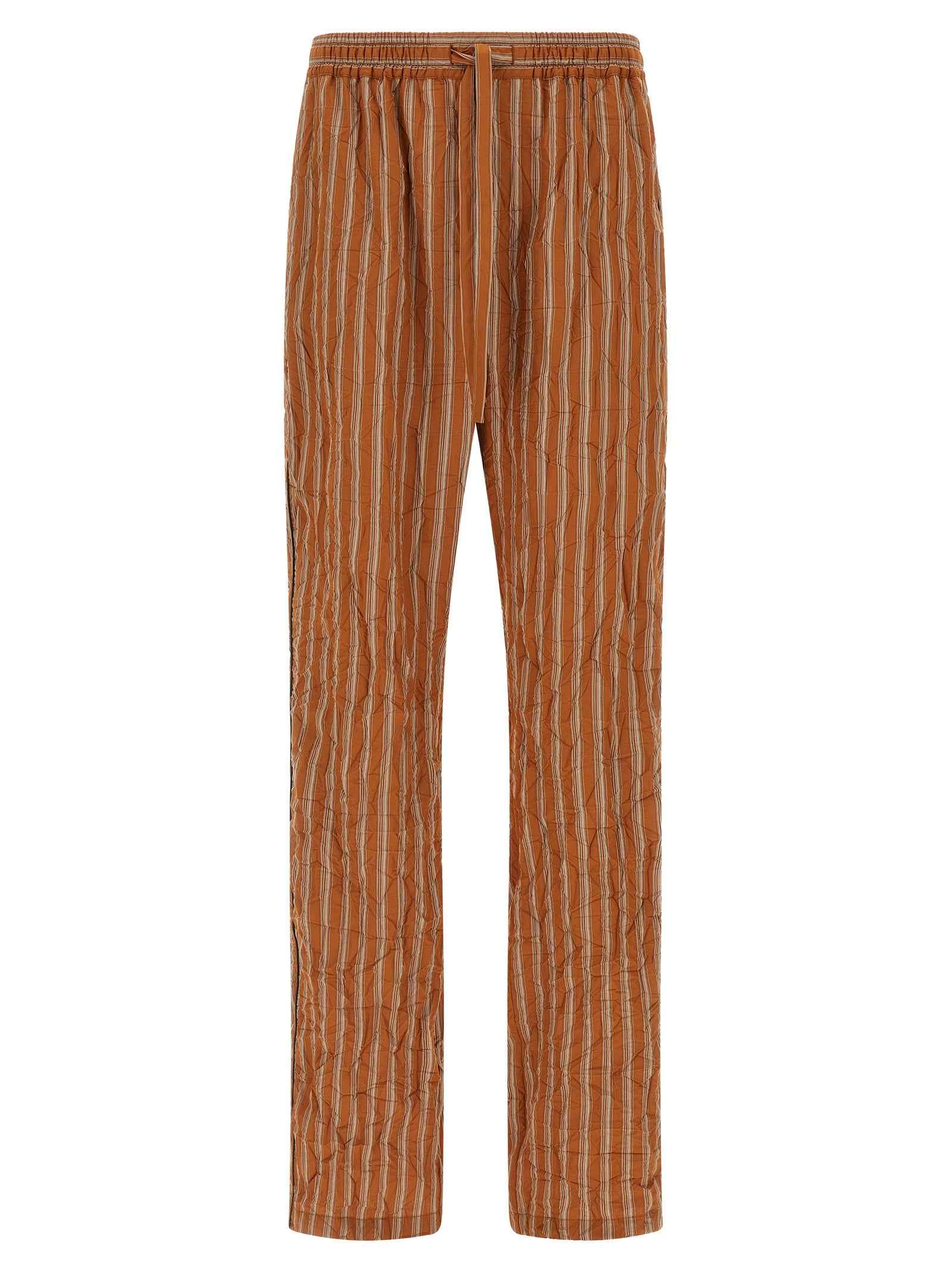 Dolce & Gabbana Brown Viscose Casual Pants