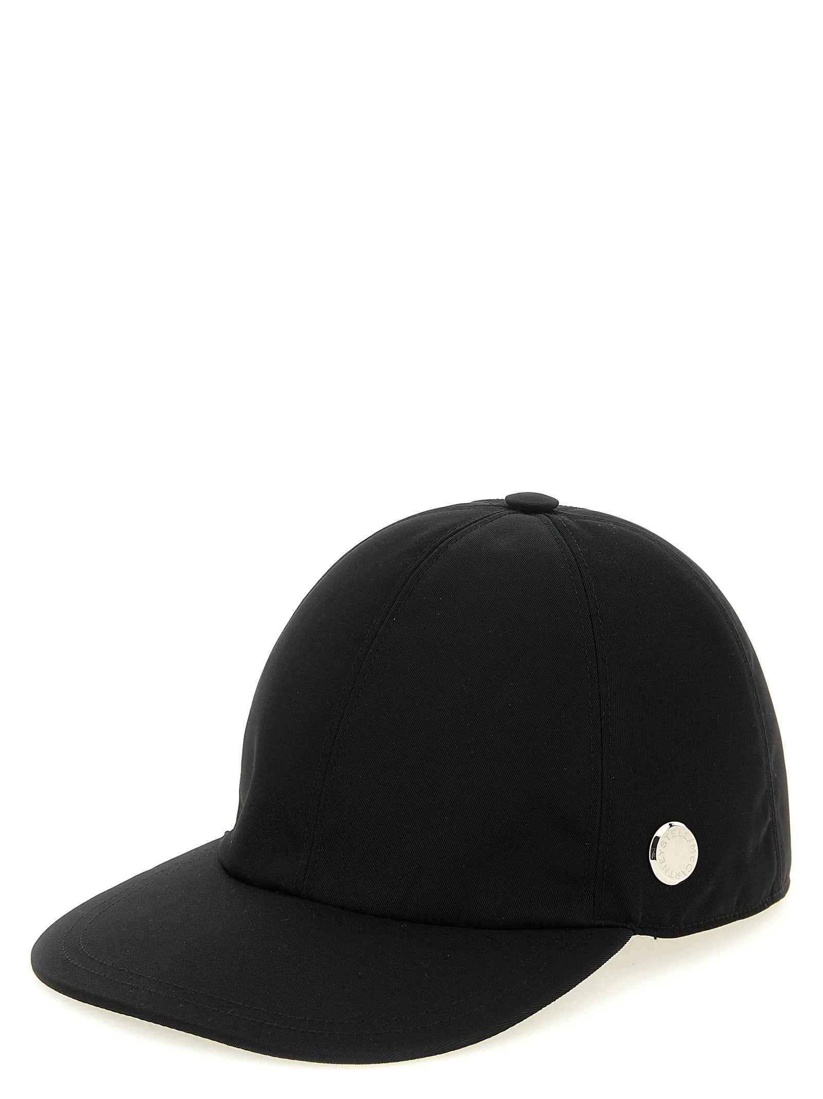 Stella McCartney Black Cotton Cap (Baseball Hat)