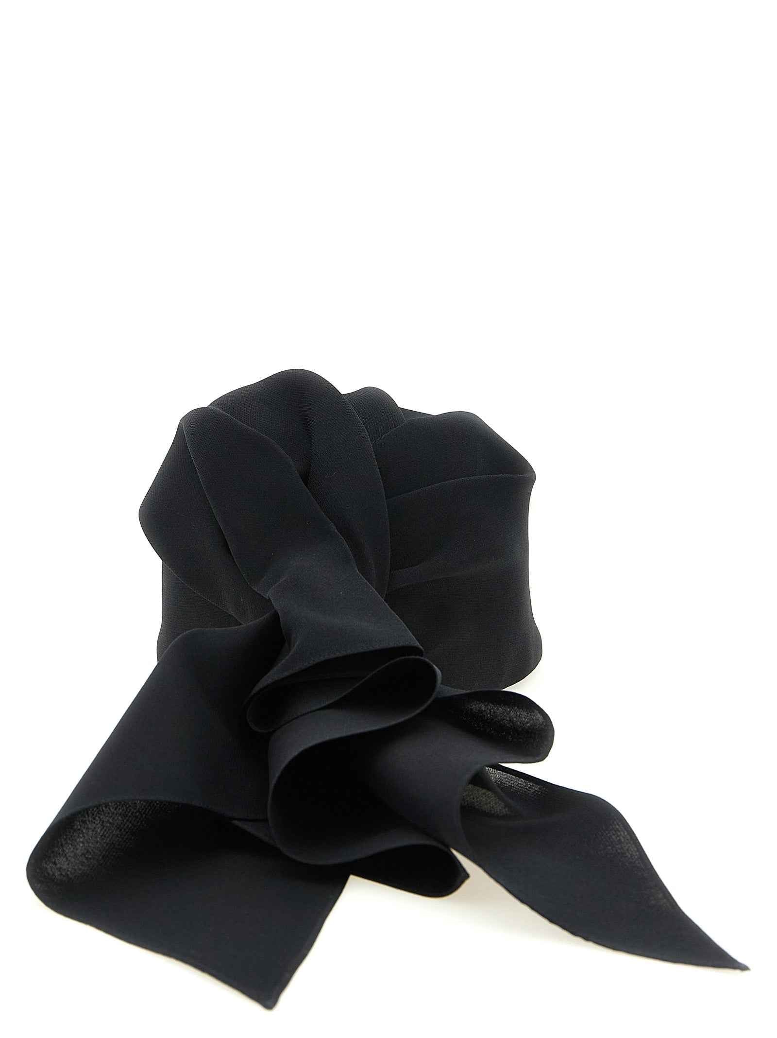 Balenciaga Black Silk Cap (Baseball Hat)