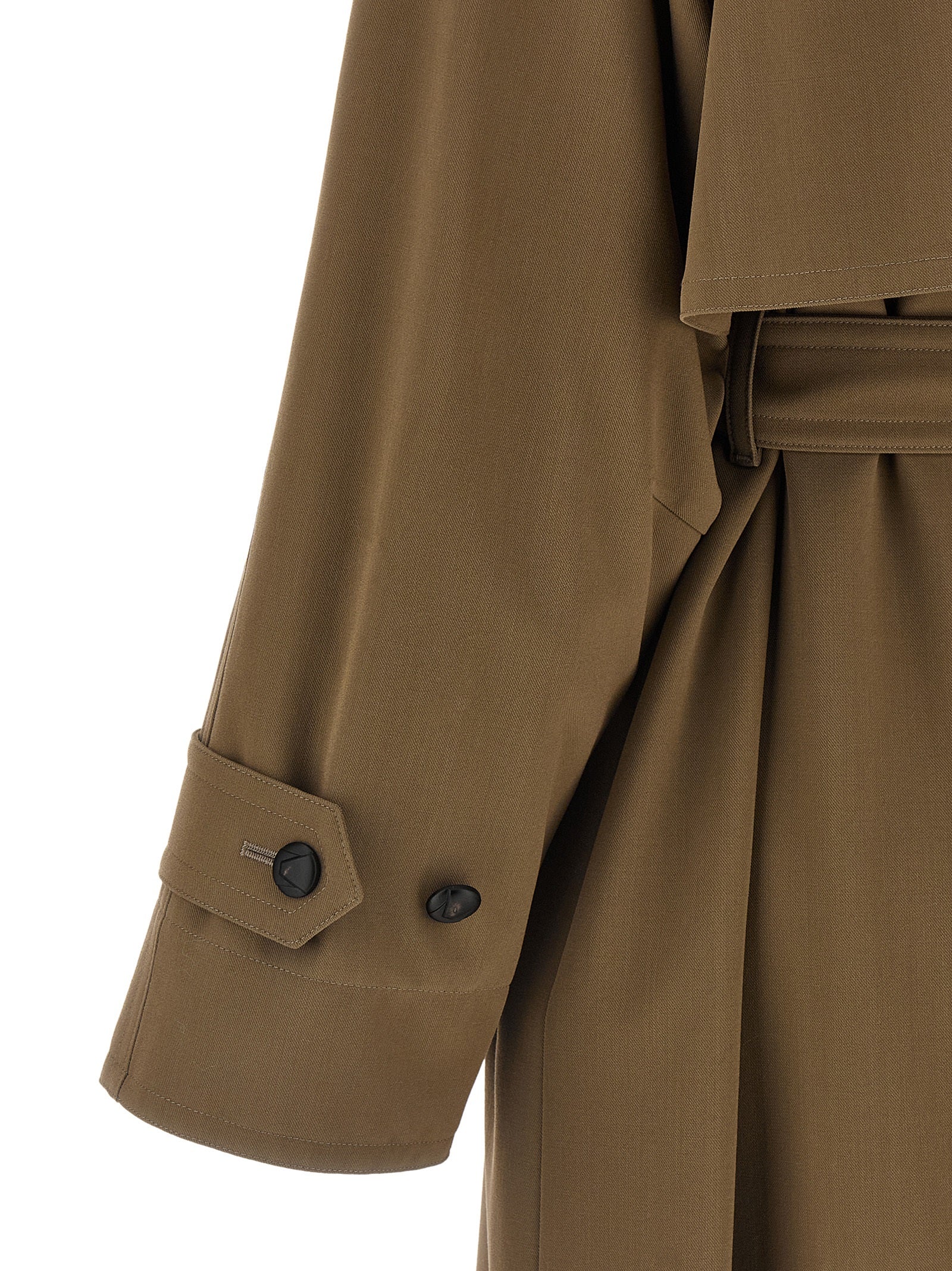Max Mara Brown Virgin Wool Coat