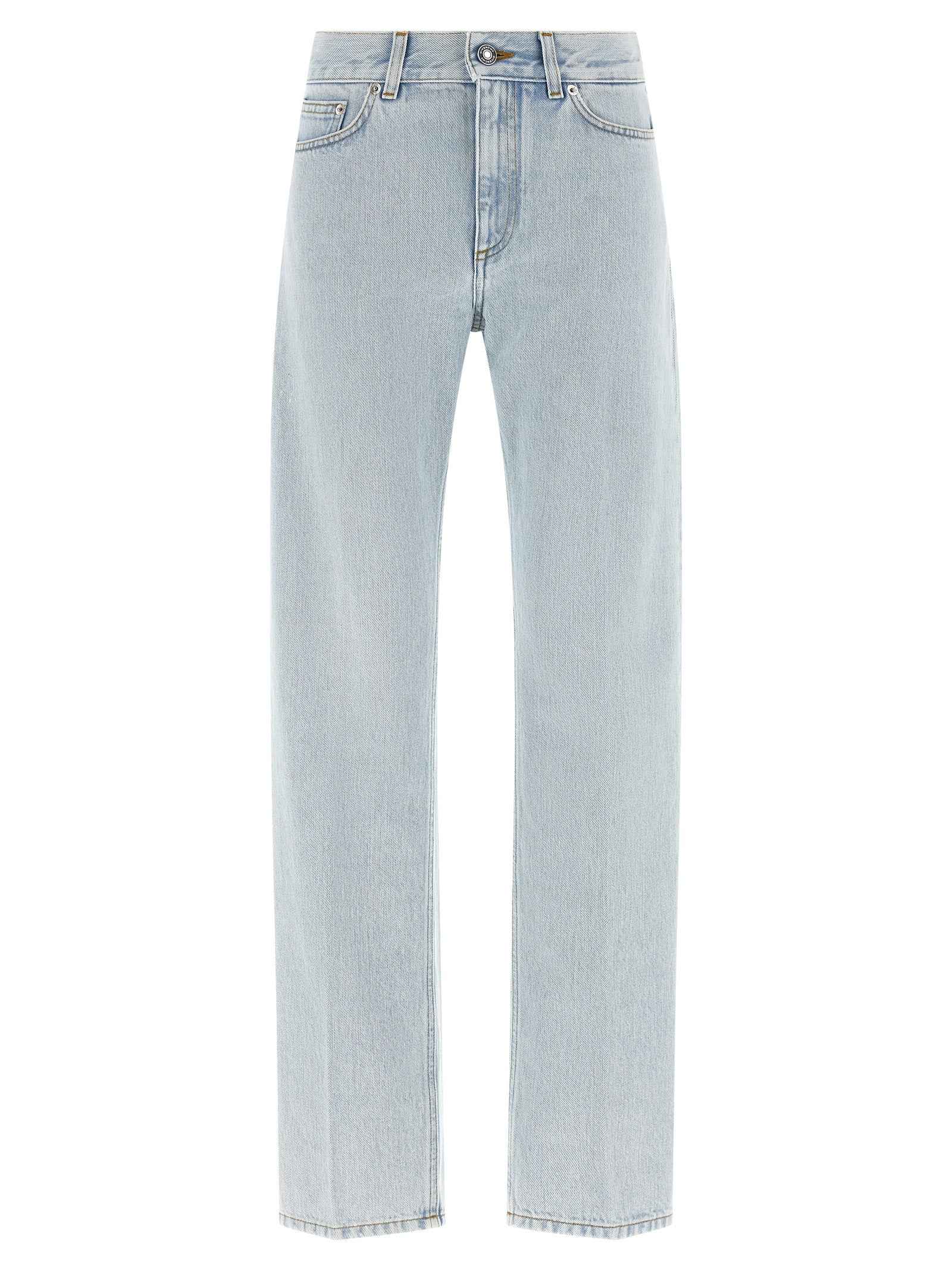 Givenchy Blue Cotton Straight-Leg Jeans