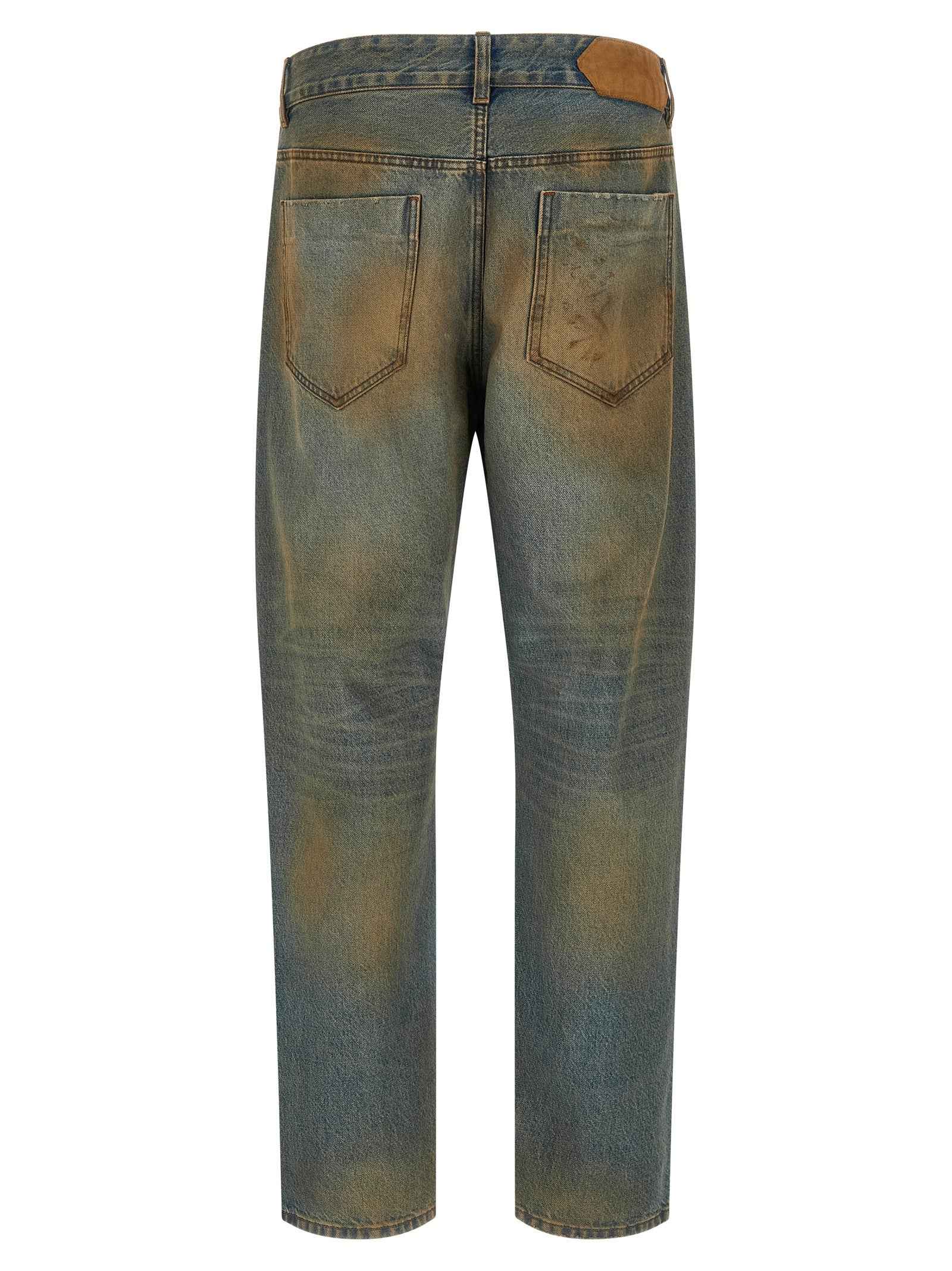 Jacquemus Multicolor Cotton Straight-Leg Jeans