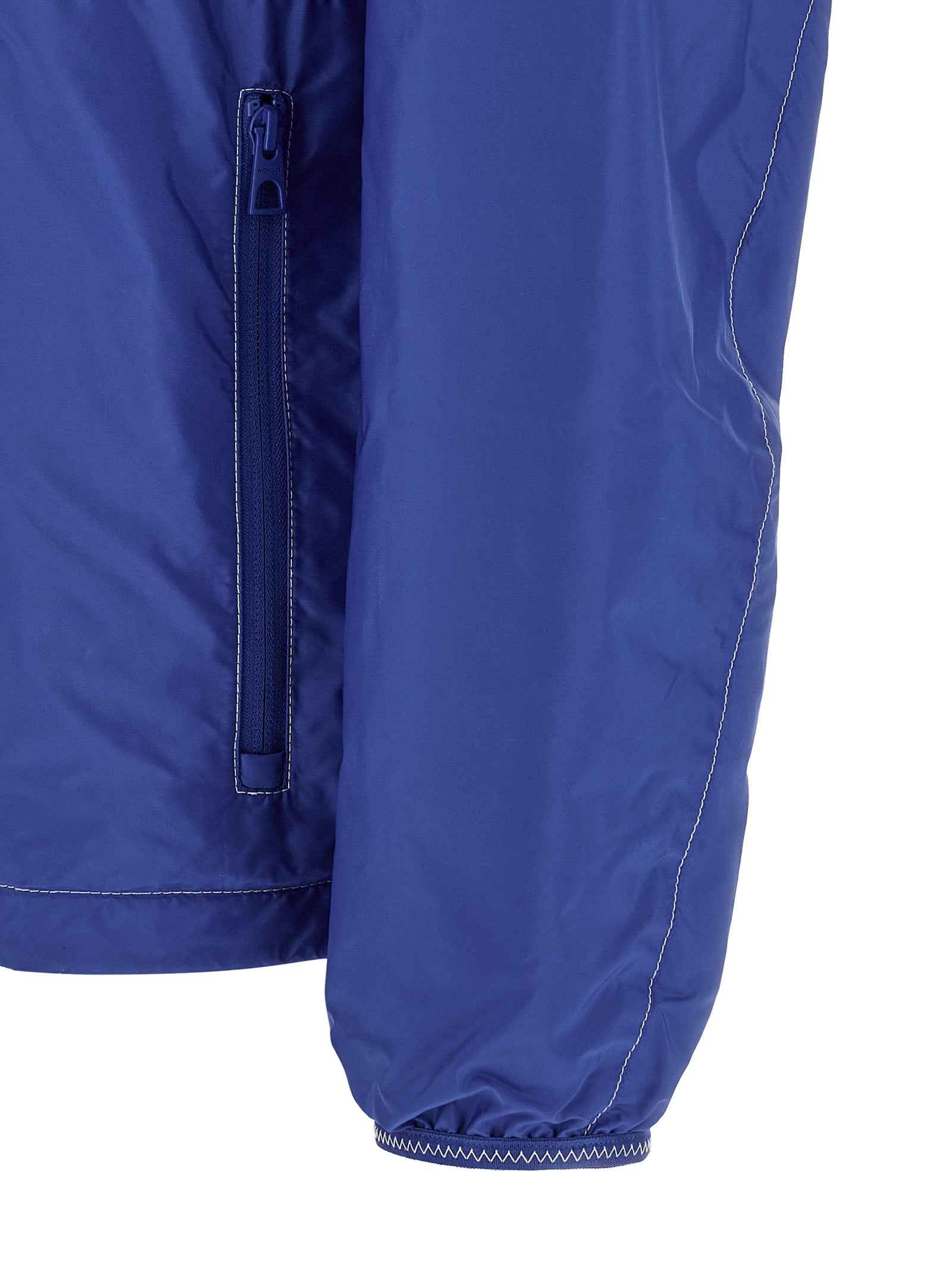 Moncler Blue Polyamide Shell Jacket