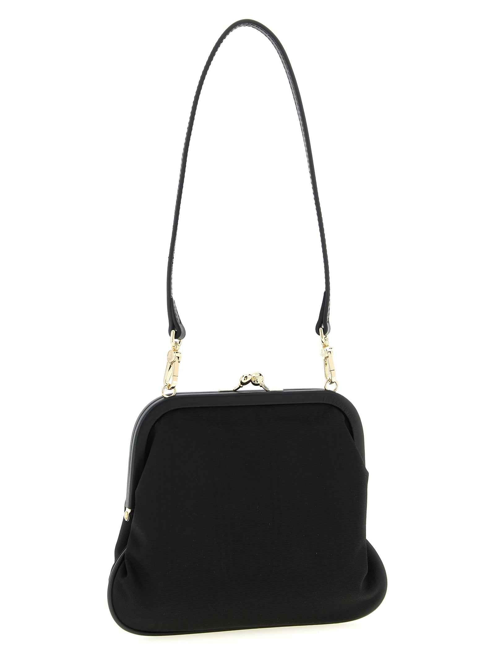 Vivienne Westwood Black Viscose Clutch Bag