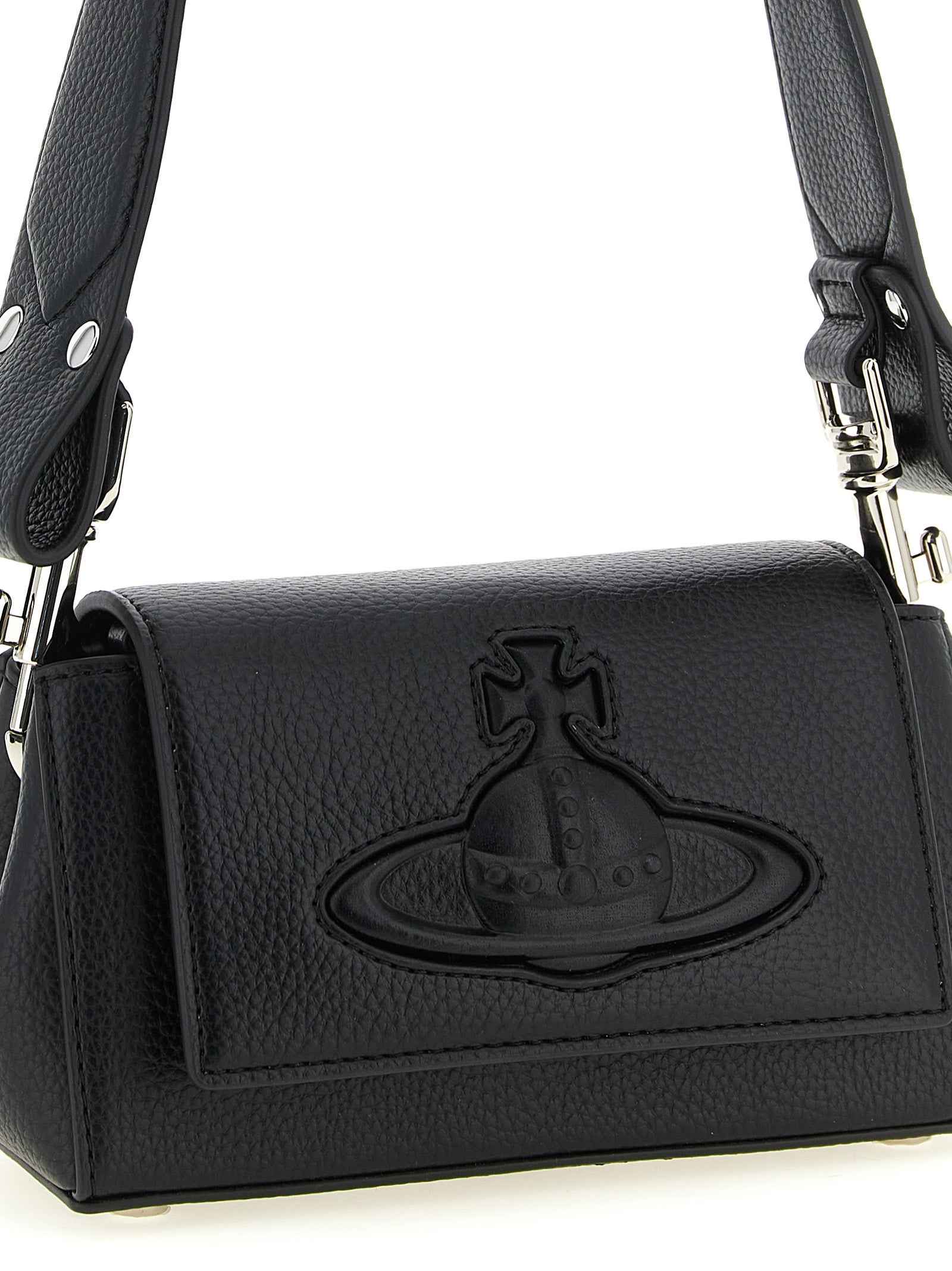 Vivienne Westwood Black Polyethylene Shoulder Bag