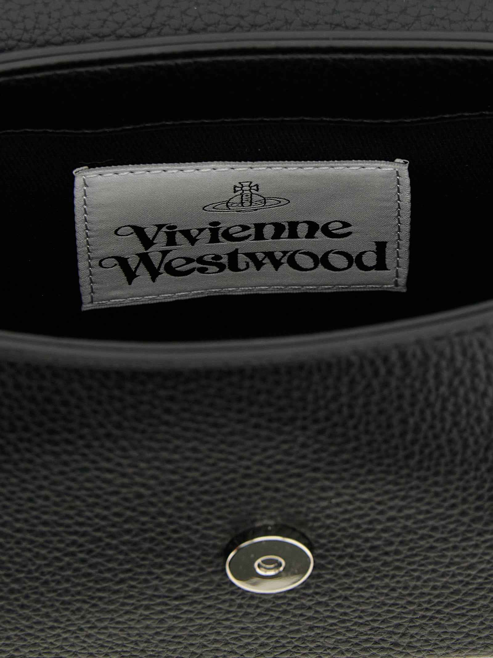 Vivienne Westwood Black Polyethylene Shoulder Bag