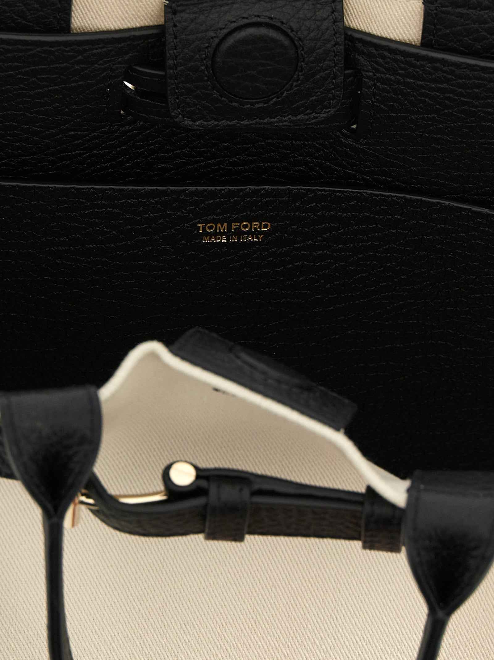 Tom Ford Bicolor Cotton Tote Bag