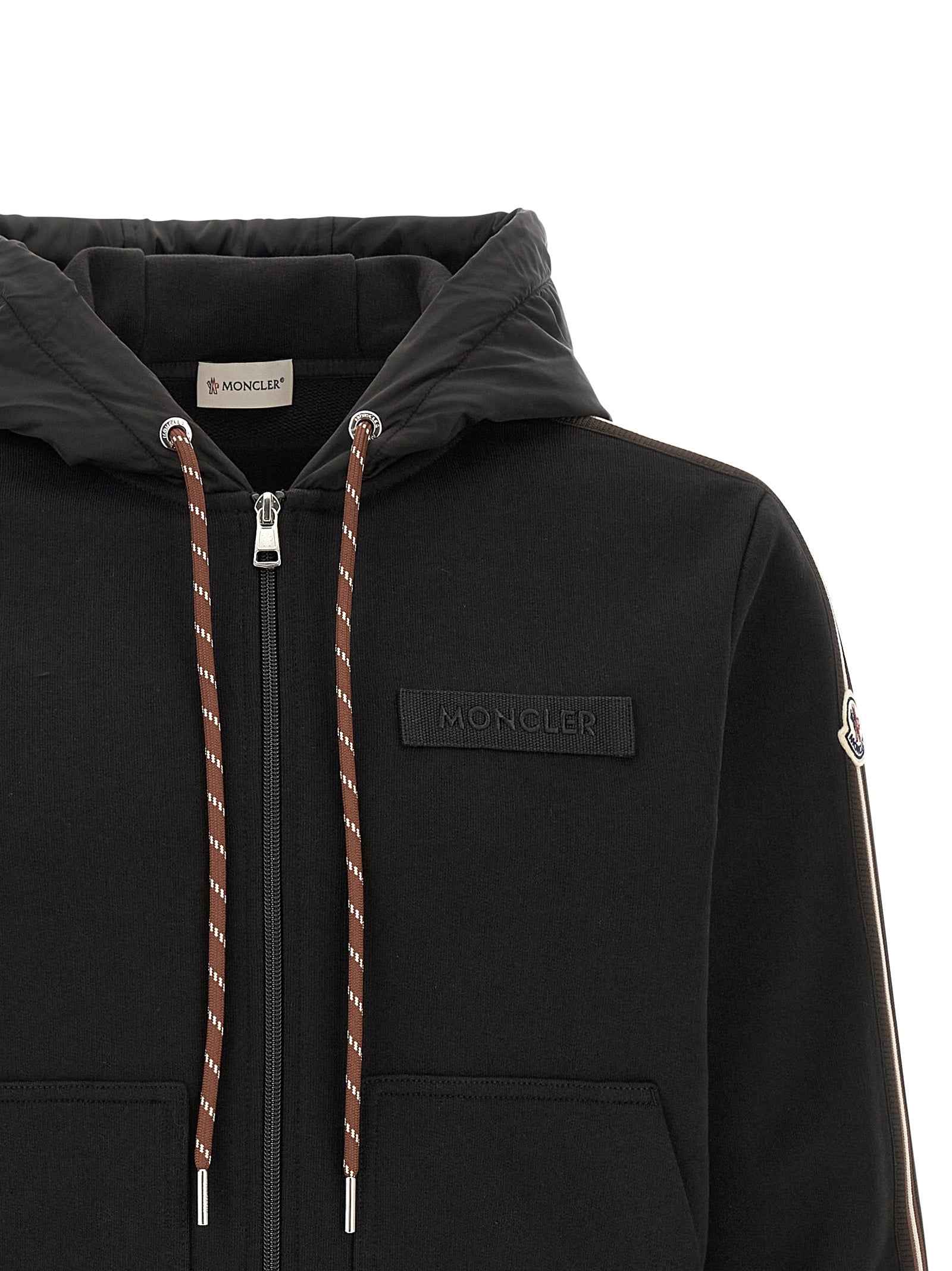 Moncler Black Polyamide Sweatshirt